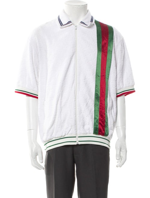 Gucci Web Accent Striped Jacket