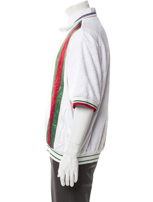 Gucci Web Accent Striped Jacket