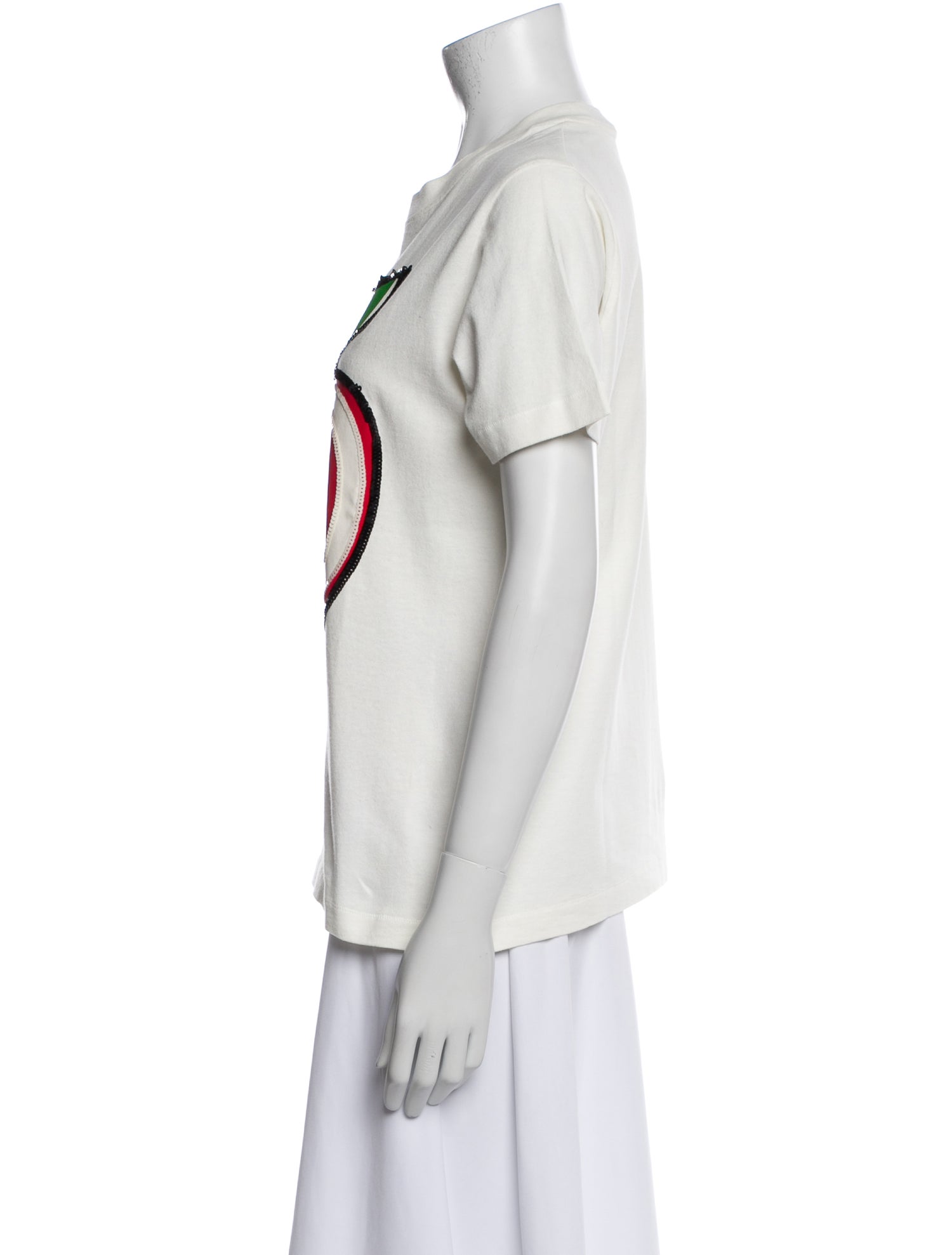 Gucci Graphic Print Crew Neck T-Shirt