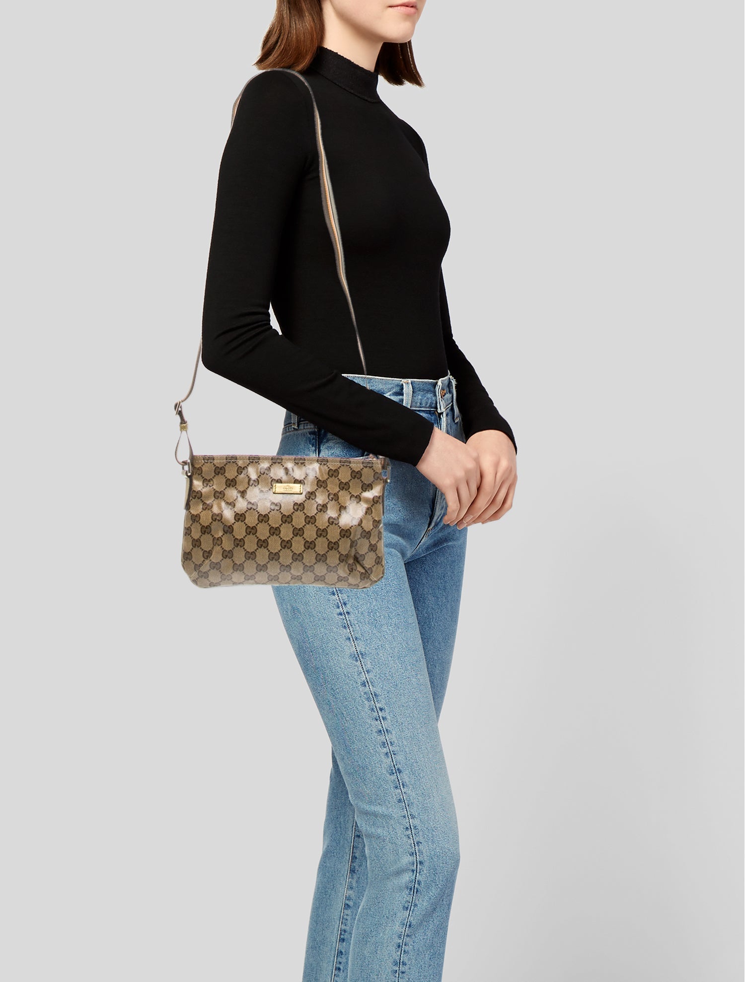 Gucci GG Crystal Messenger Bag