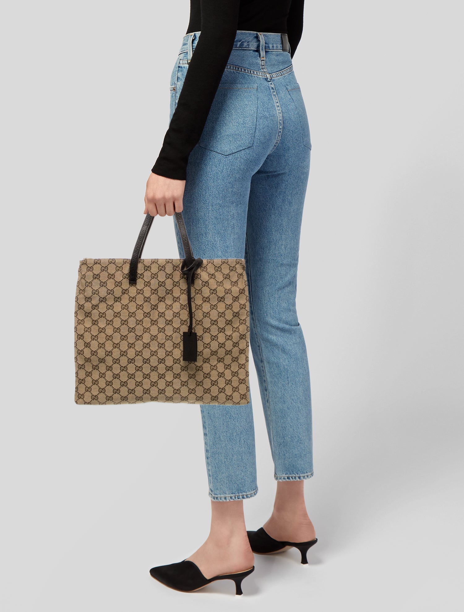 Gucci GG Canvas Monogram Canvas Tote