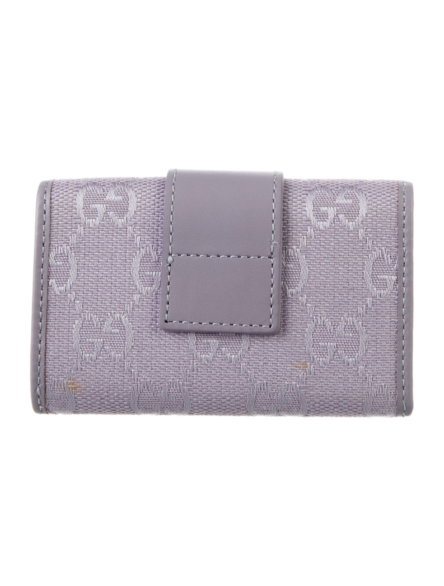 Gucci Purple Pattern Printed GG Canvas Key Holder