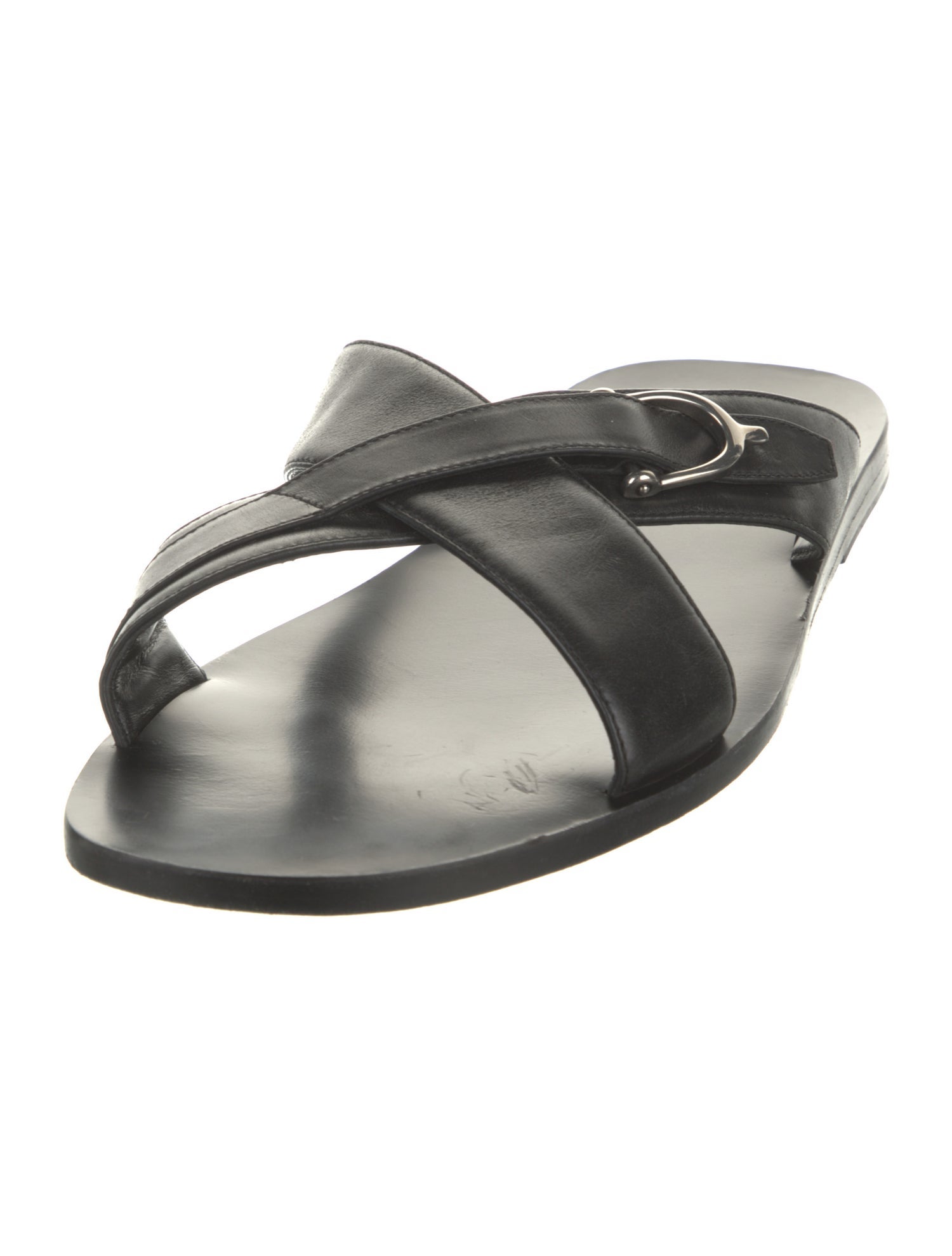 Gucci Leather Slides