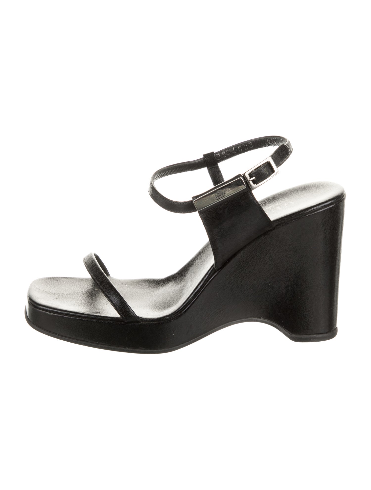 Gucci Leather Slingback Sandals