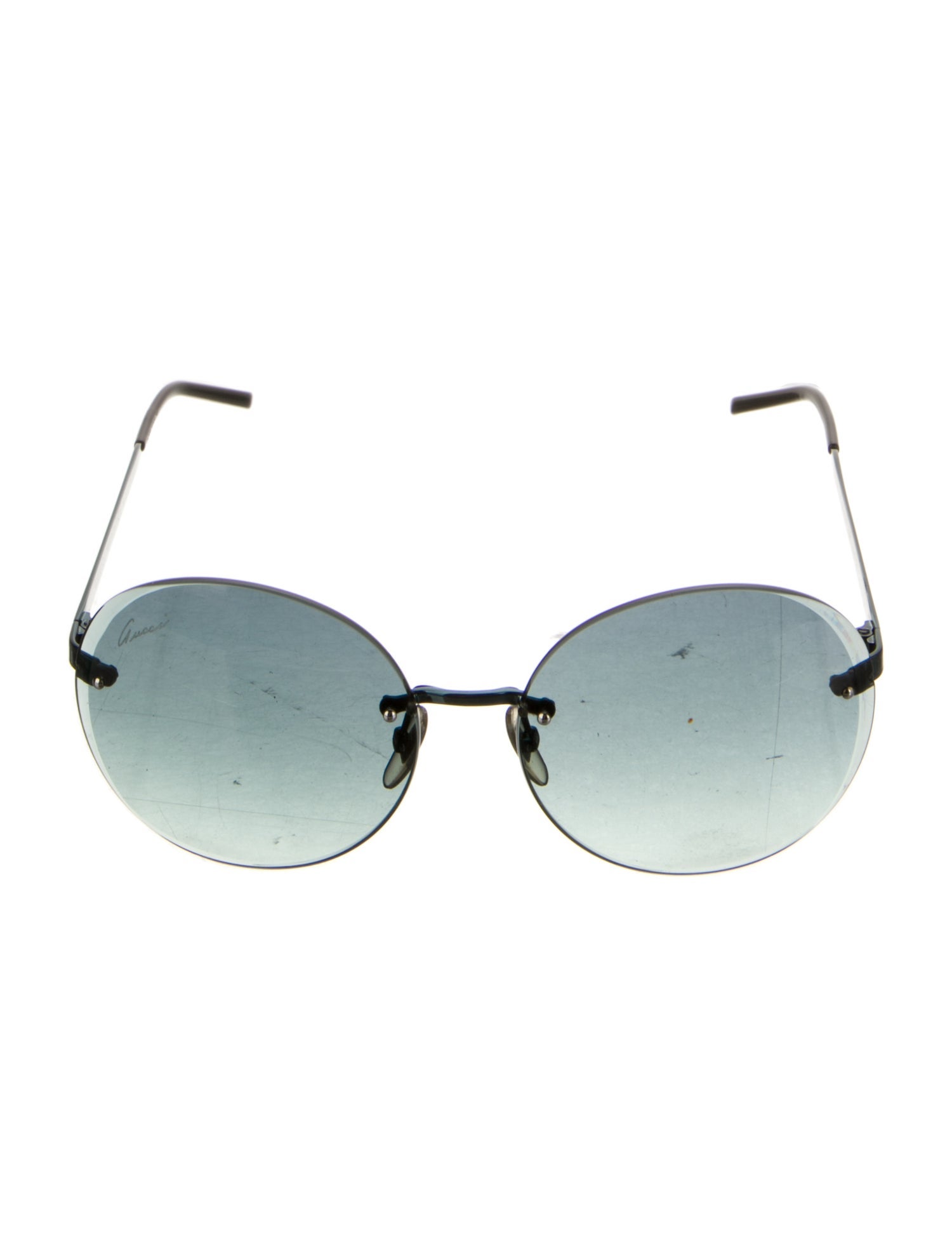 Gucci GG Logo Round Sunglasses