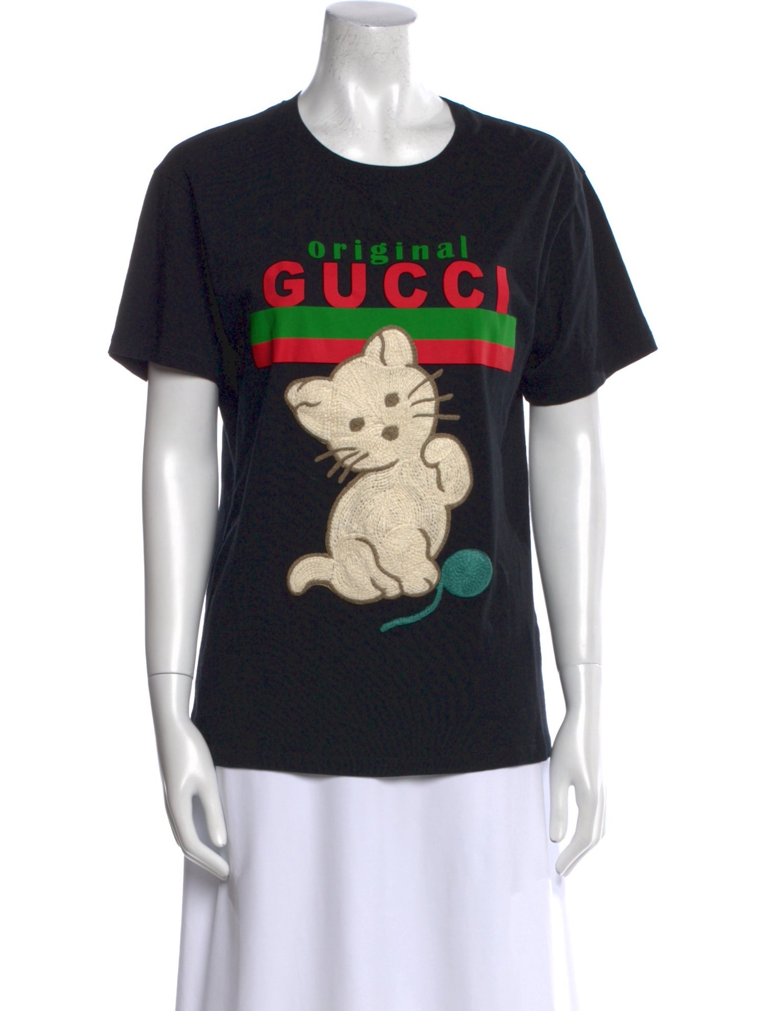 Gucci Graphic Print Crew Neck T-Shirt