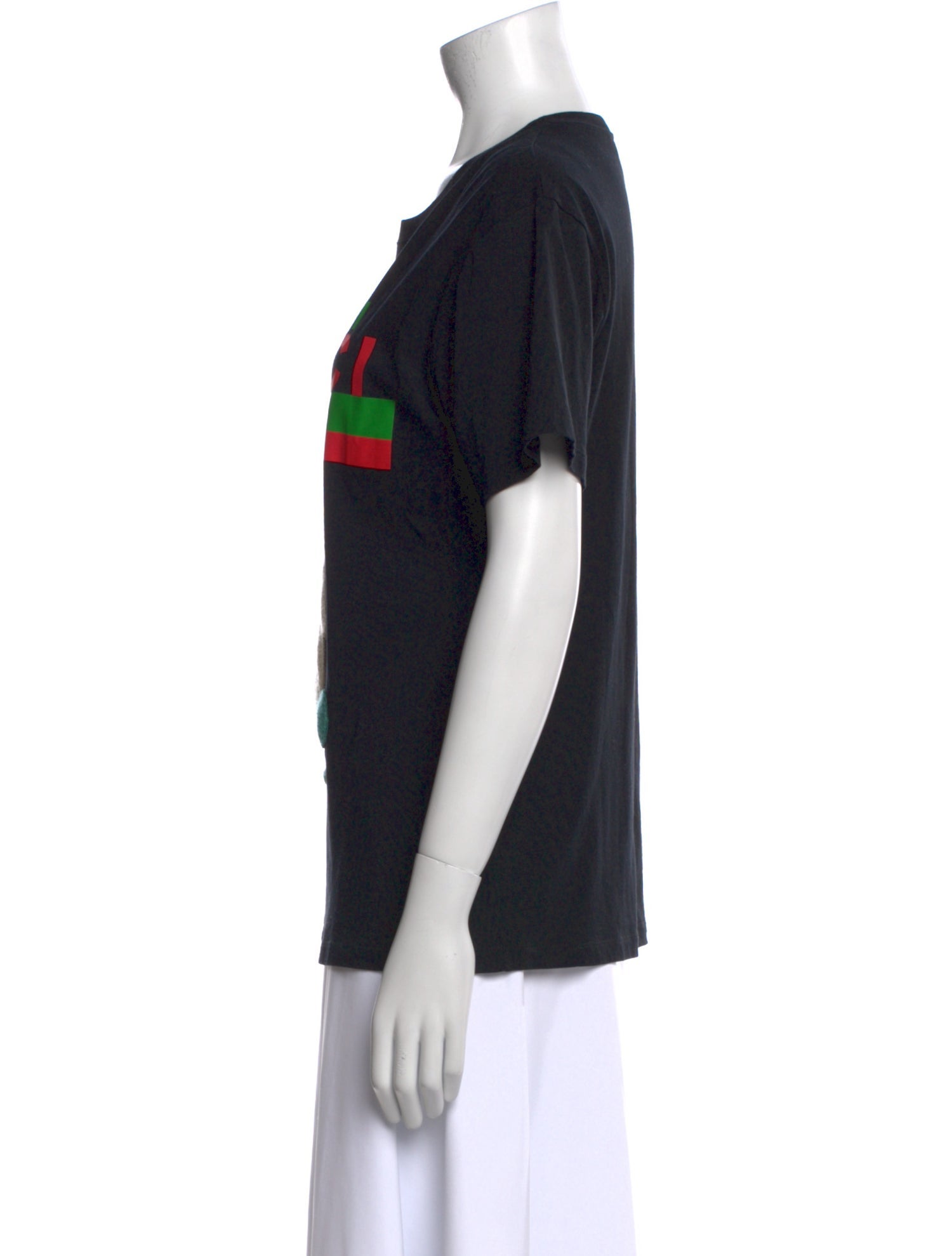 Gucci Graphic Print Crew Neck T-Shirt