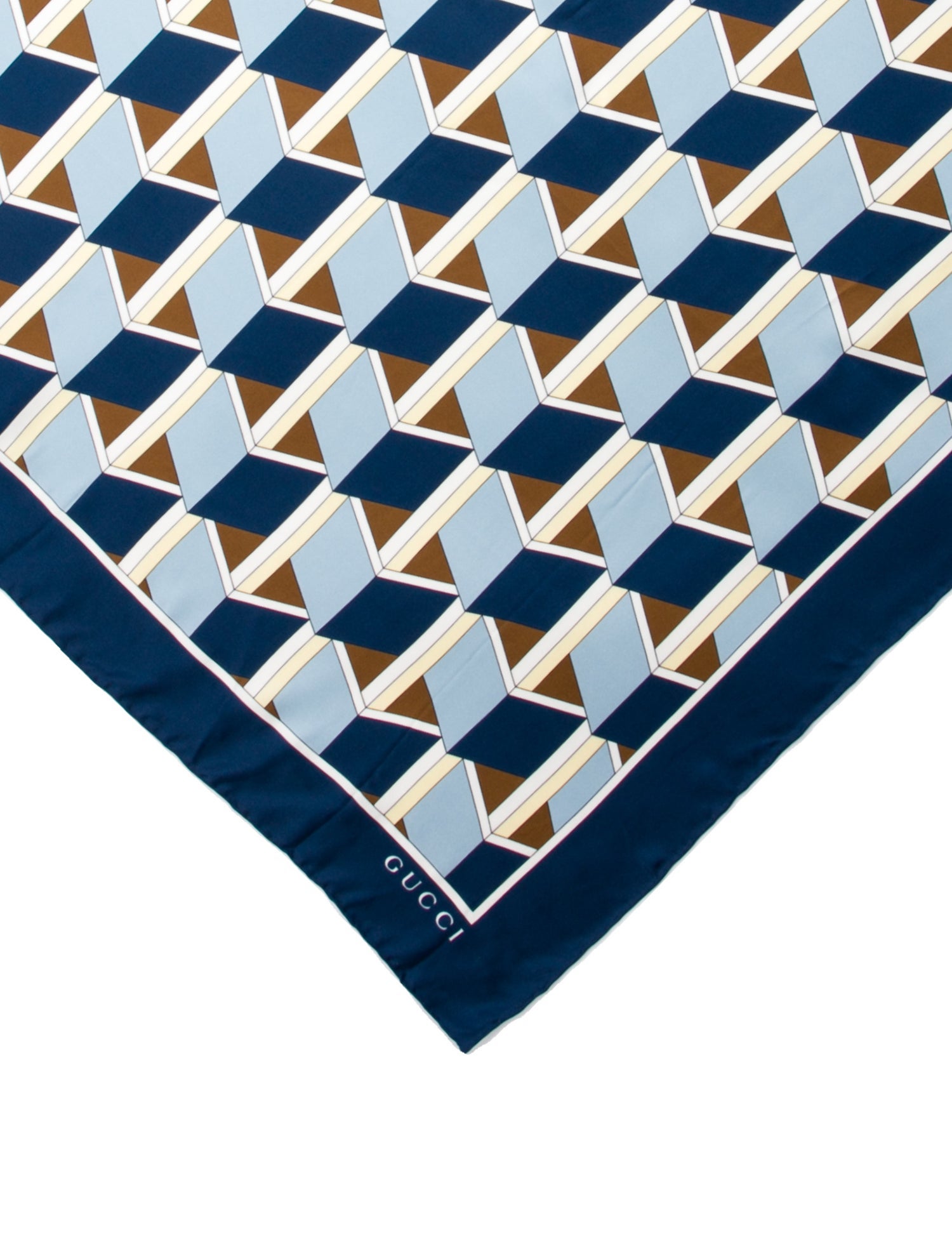 Gucci Silk Blooms Print Scarf