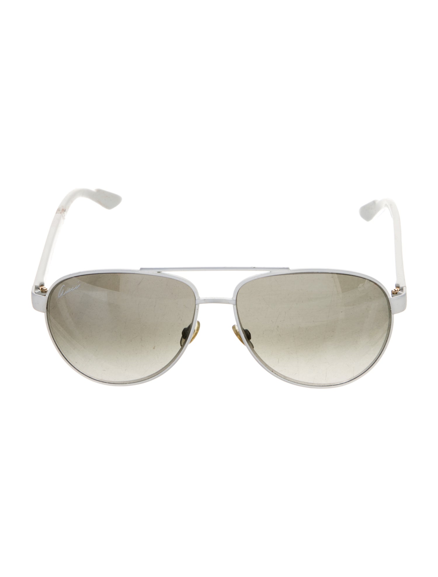 Gucci Interlocking G Logo Aviator Sunglasses