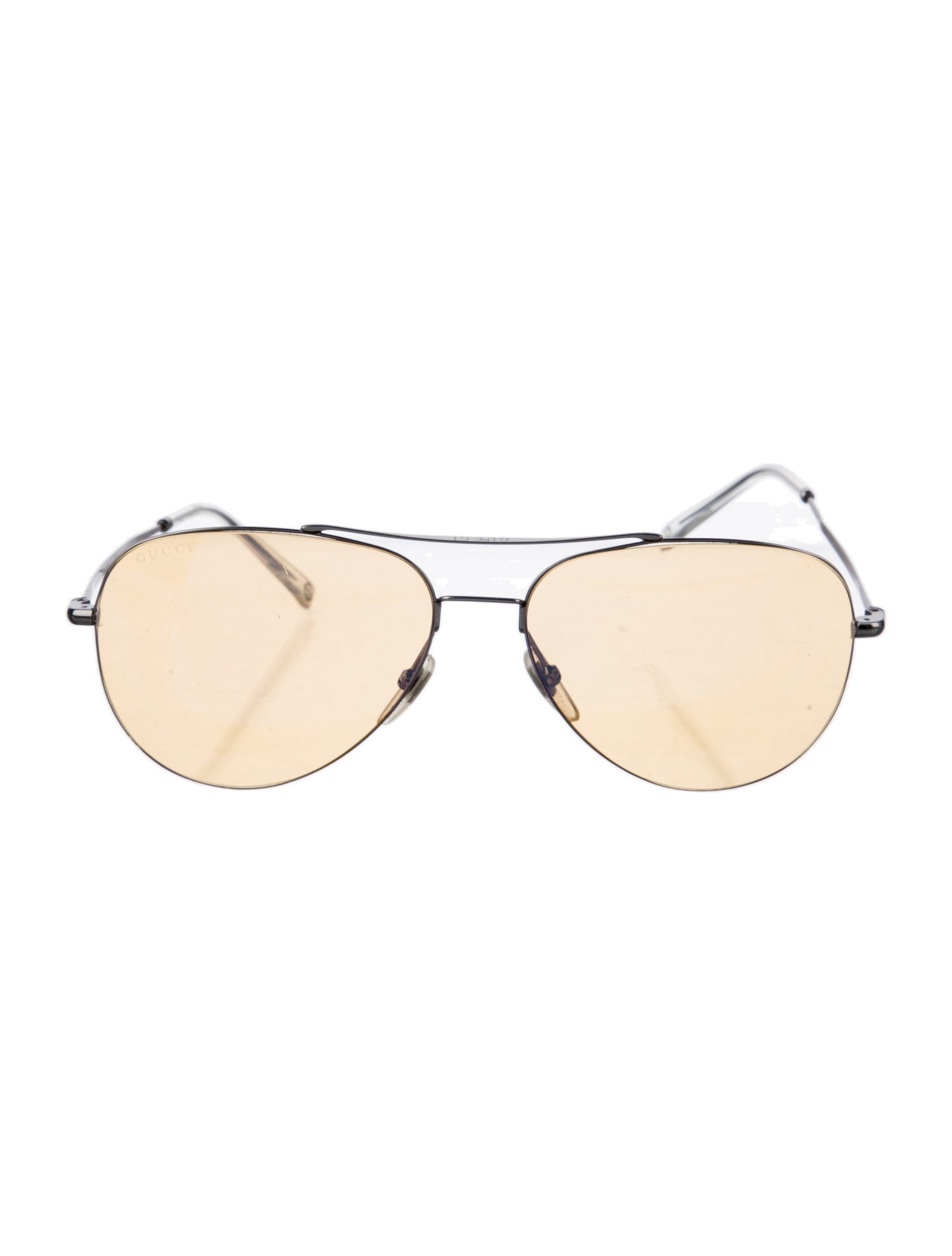 Gucci Web Accent Aviator Sunglasses