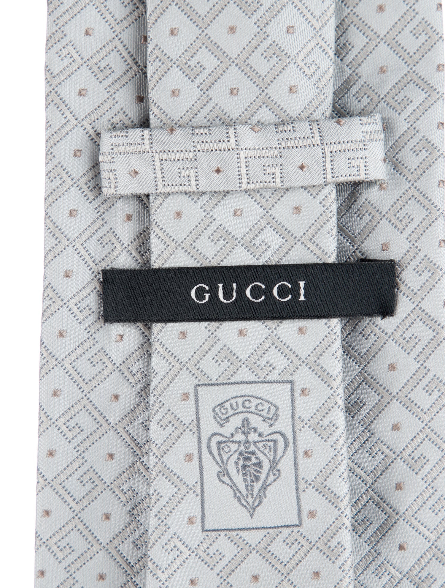 Gucci Gucci Silk Pattern Print Tie