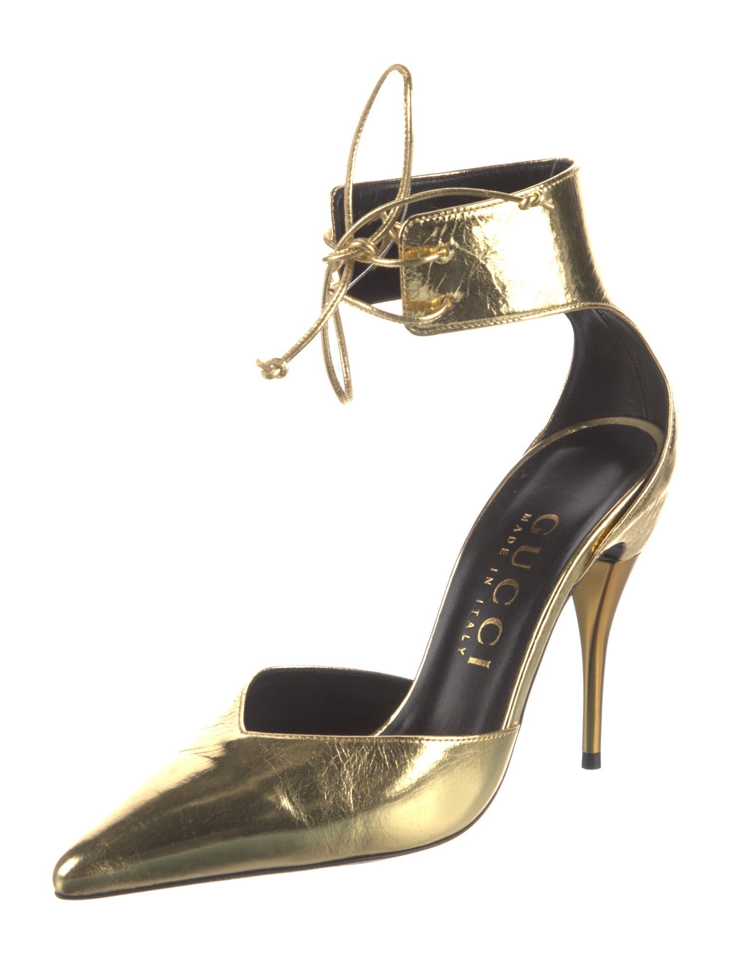 Gucci Leather D'Orsay Pumps