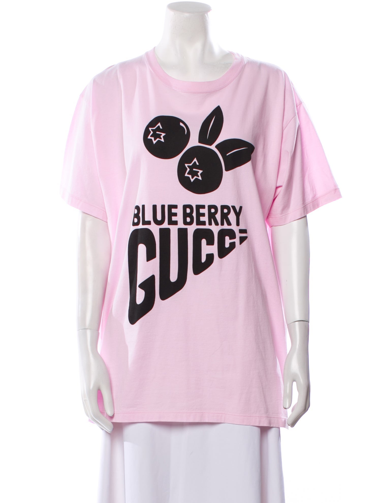 Gucci Blueberry Gucci Graphic Print T-Shirt