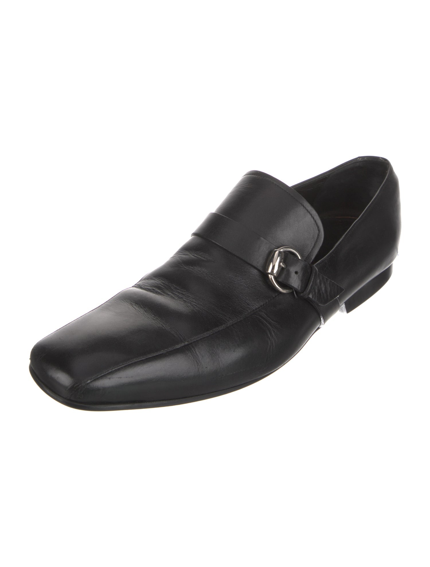 Gucci Vintage GG Signature Monk Straps