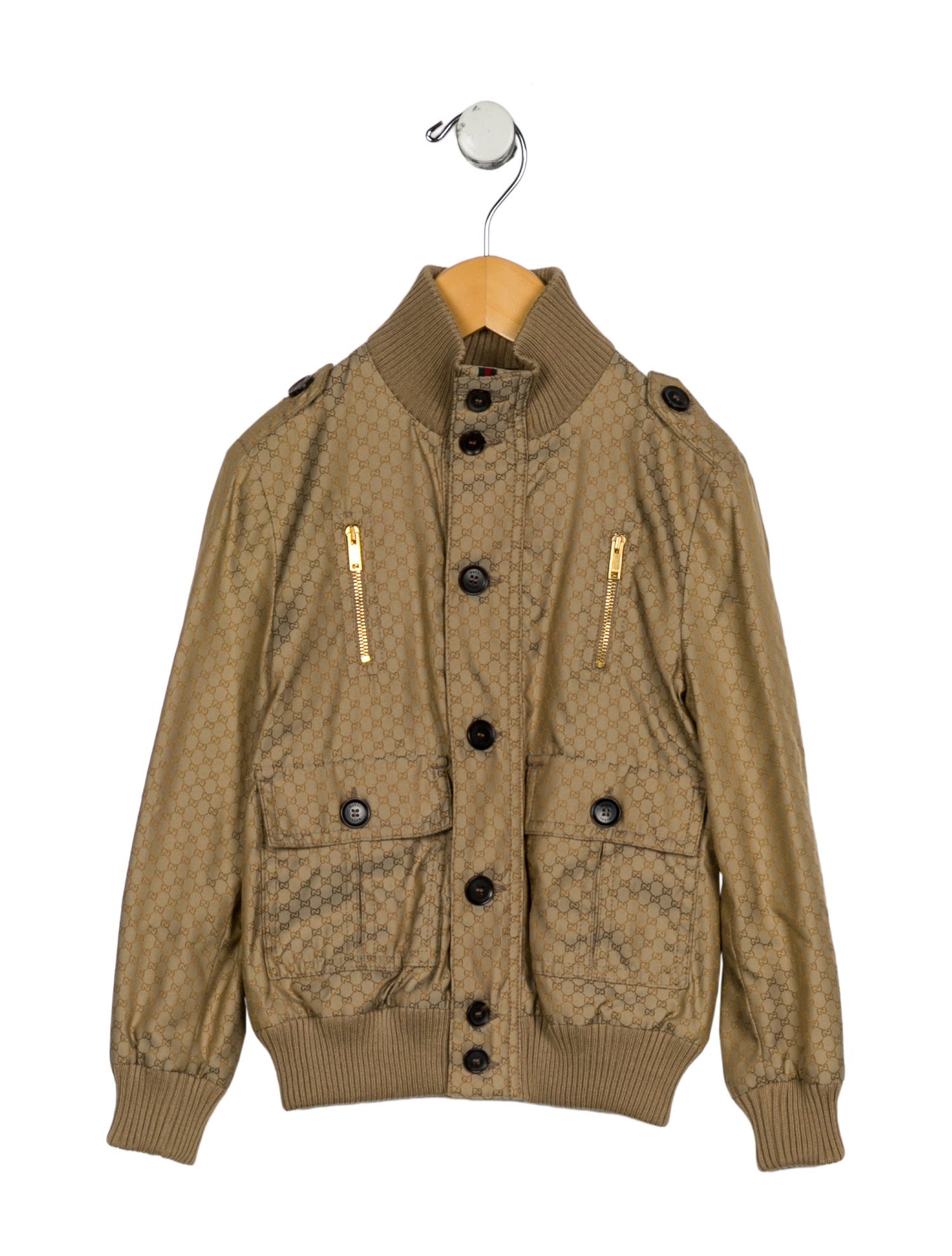 Gucci Boys' GG Zip-Up Jacket