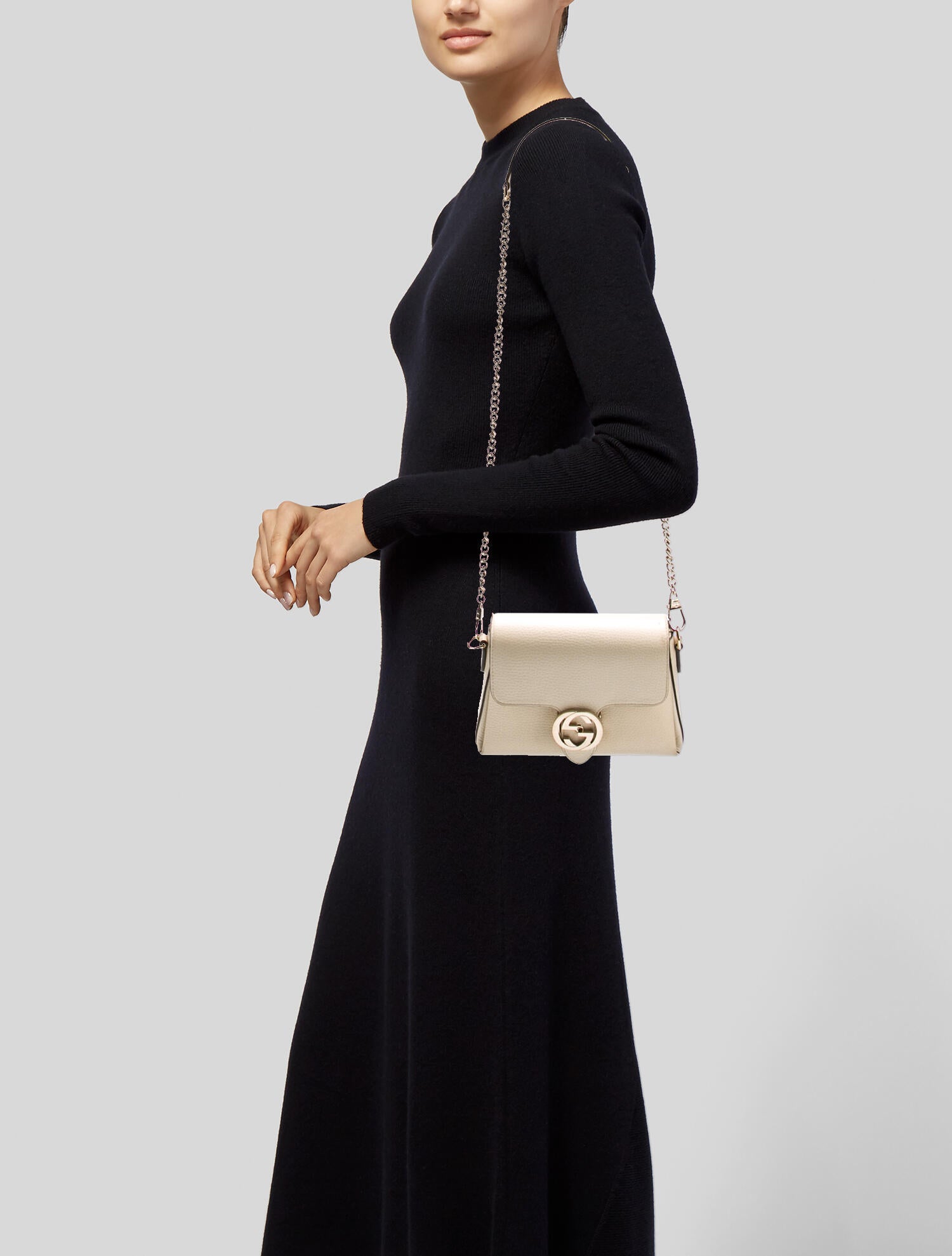 Gucci Interlocking G Dollar Interlocking G Crossbody Bag Small