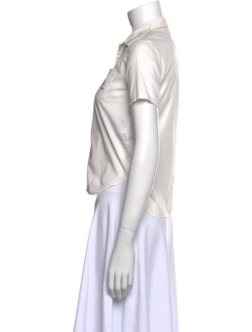 Gucci Short Sleeve Button-Up Top