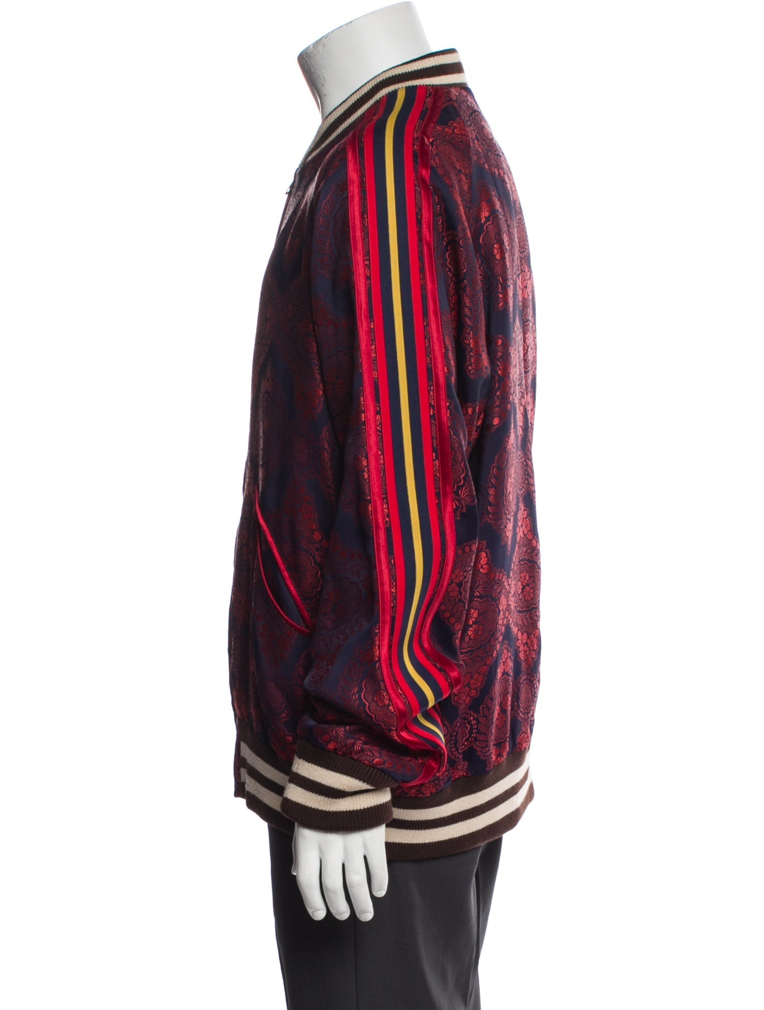 Gucci 2018 Striped Bomber Jacket w/ Tags