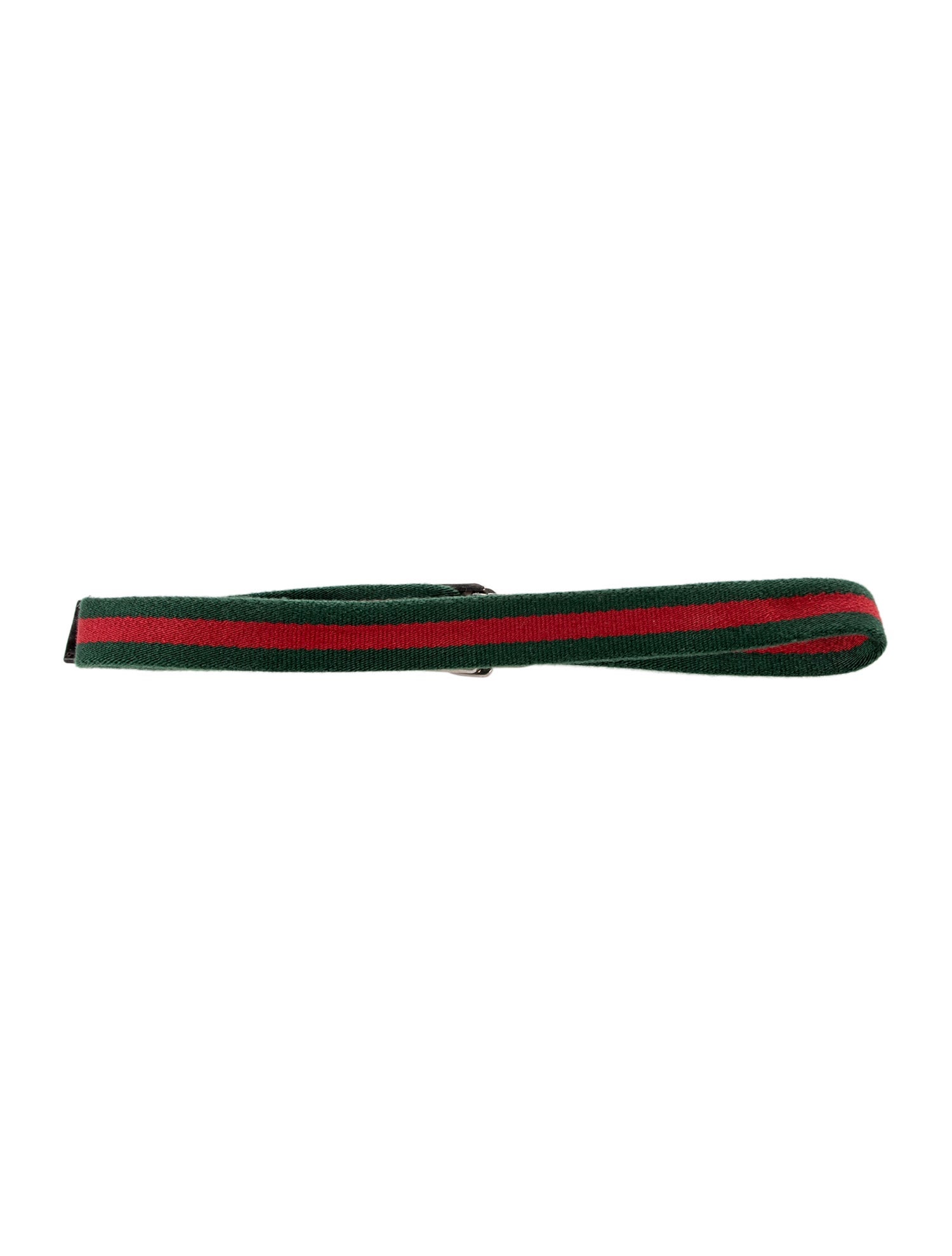 Gucci kid boys' green and red belt
