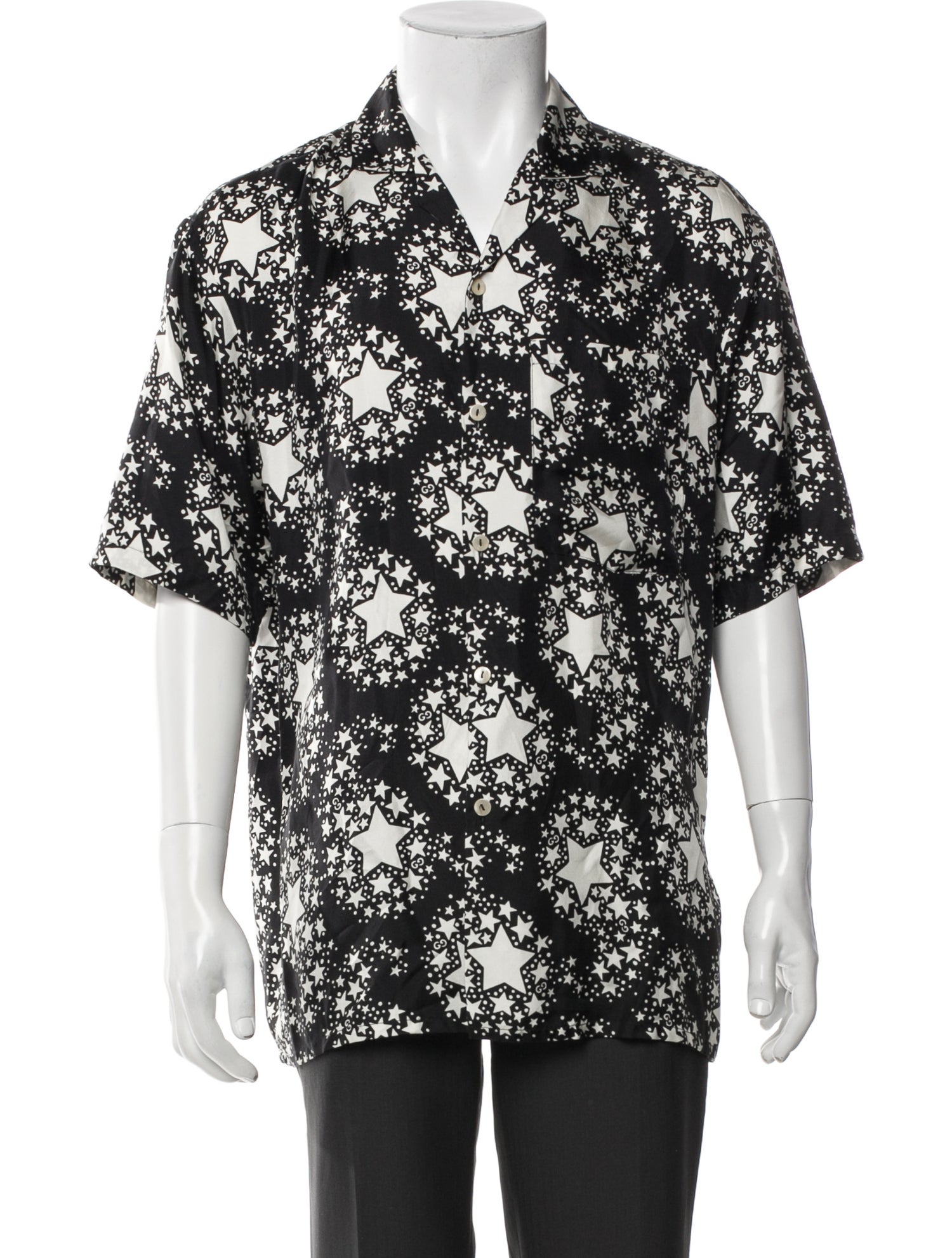 Gucci GG Logo Silk Shirt