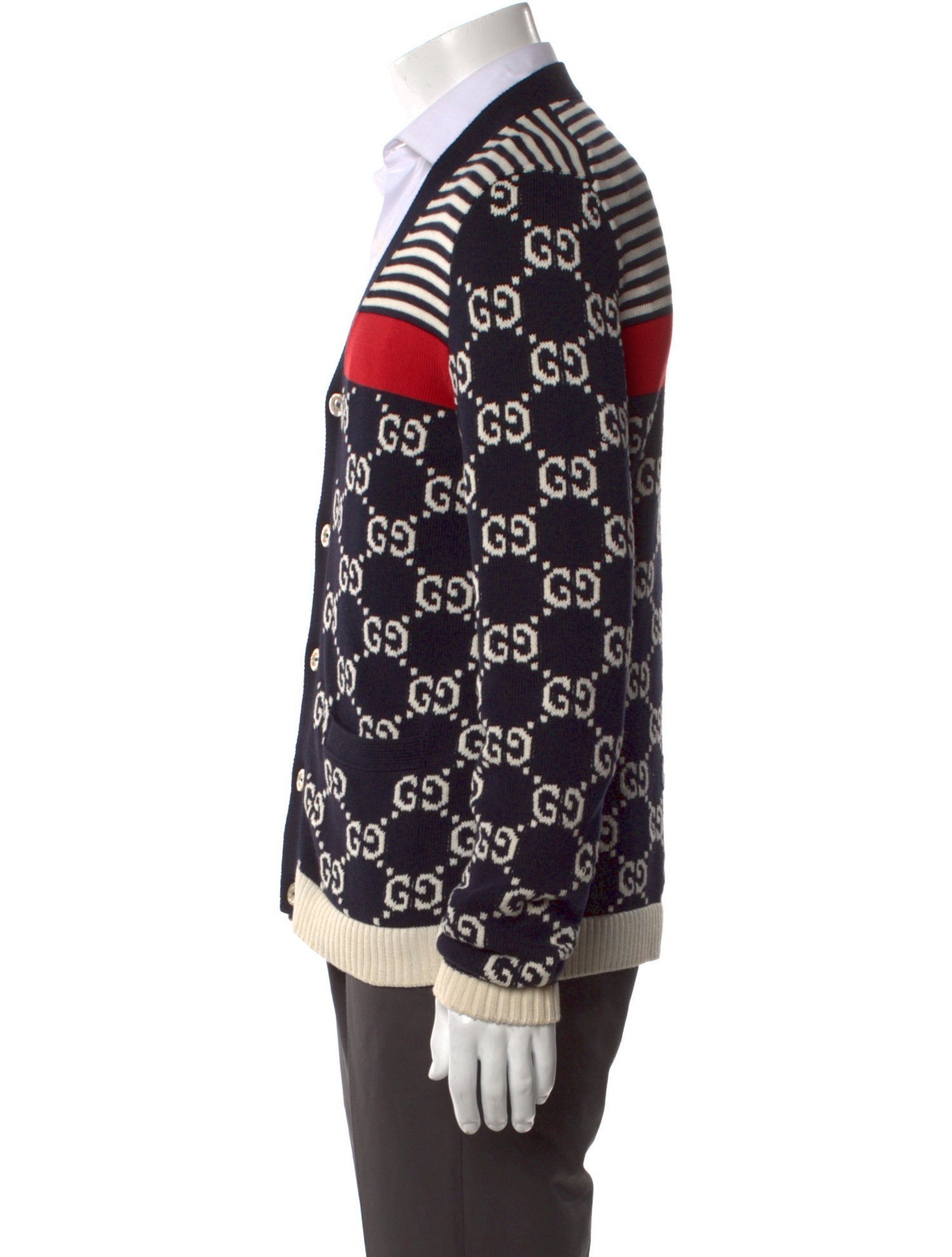 Gucci 2019 GG Logo Cardigan