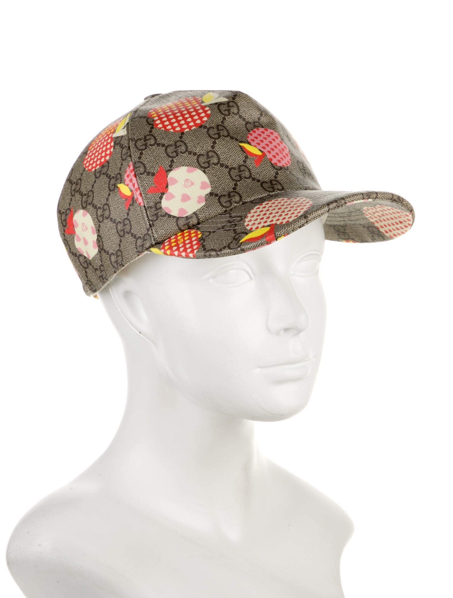 Gucci Apple Coated Canvas Hat Size M