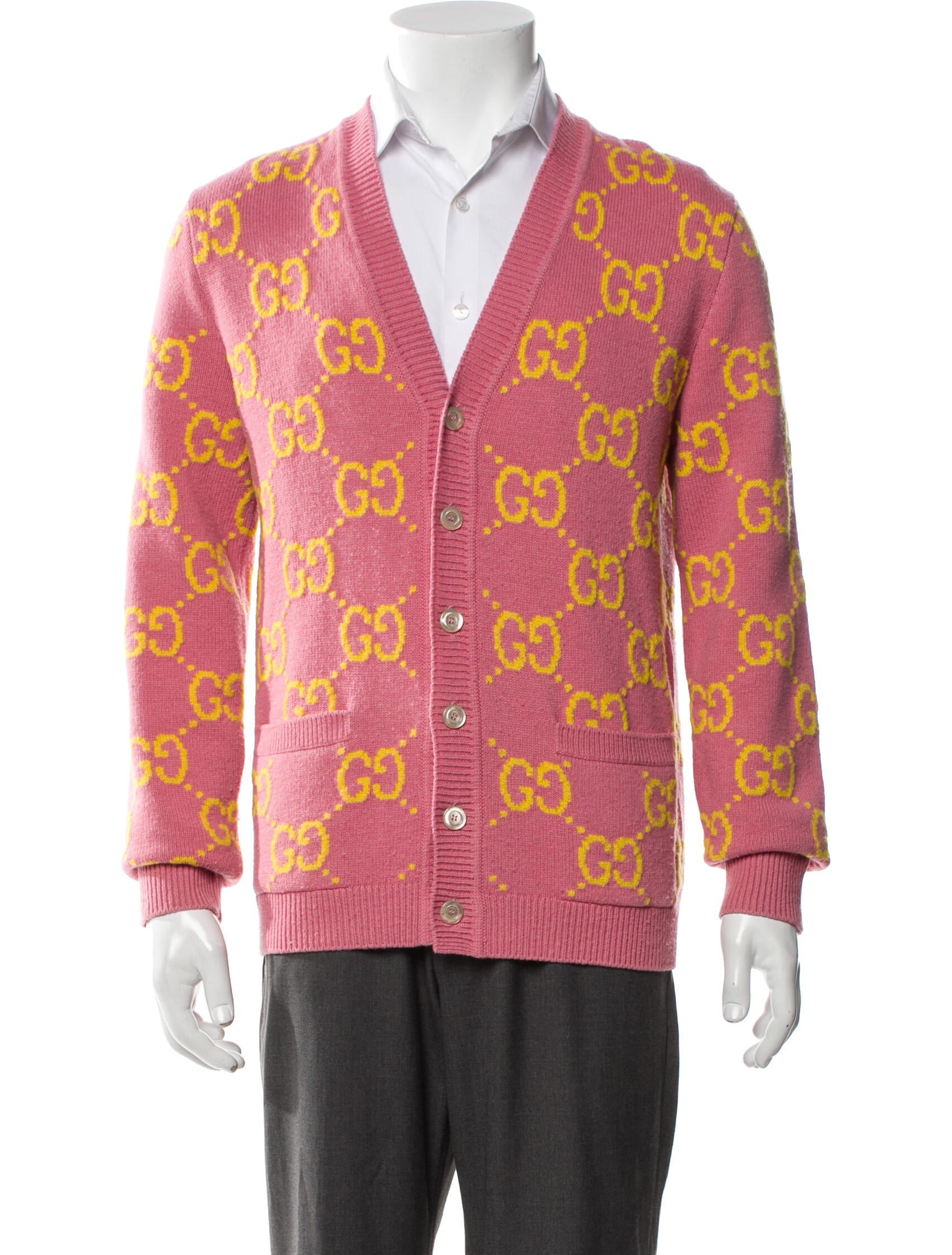 Gucci 2022 GG Logo Cardigan