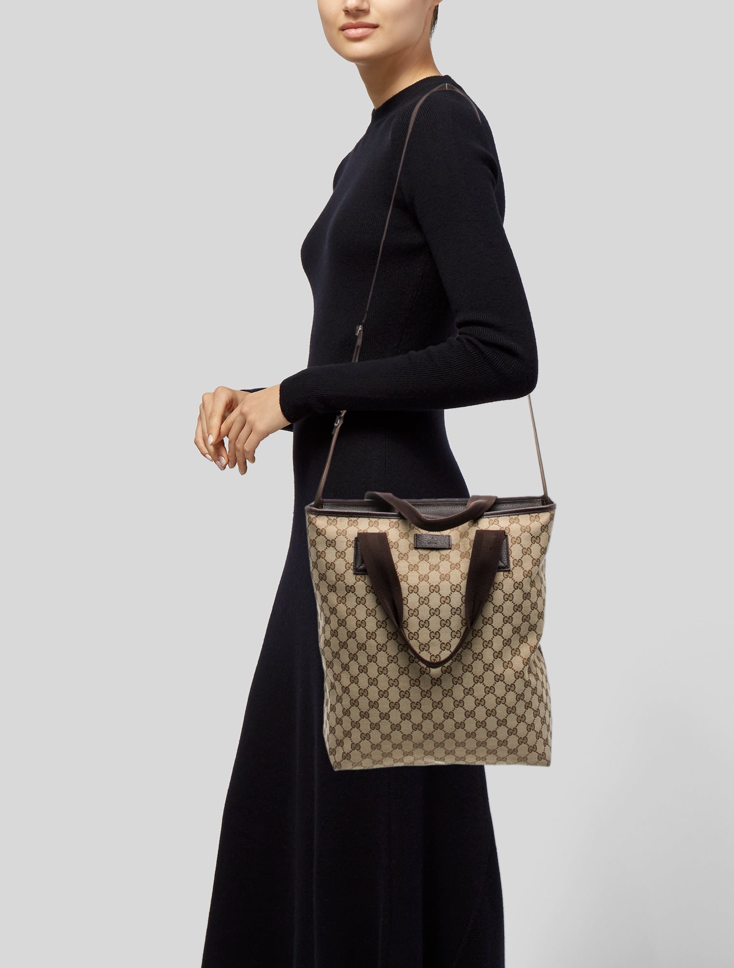 Gucci GG Canvas Canvas Tote Bag