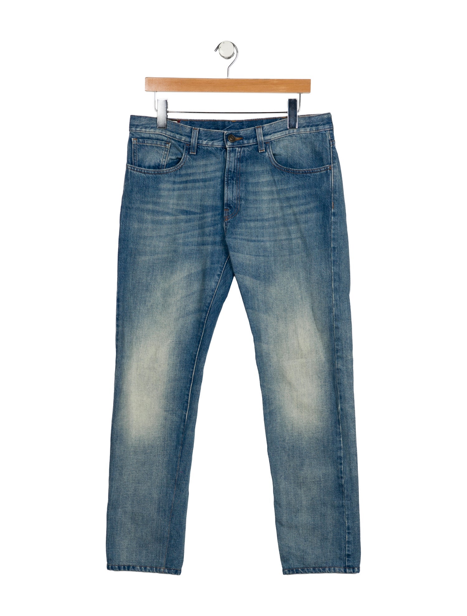 Gucci Web Accent Skinny Jeans