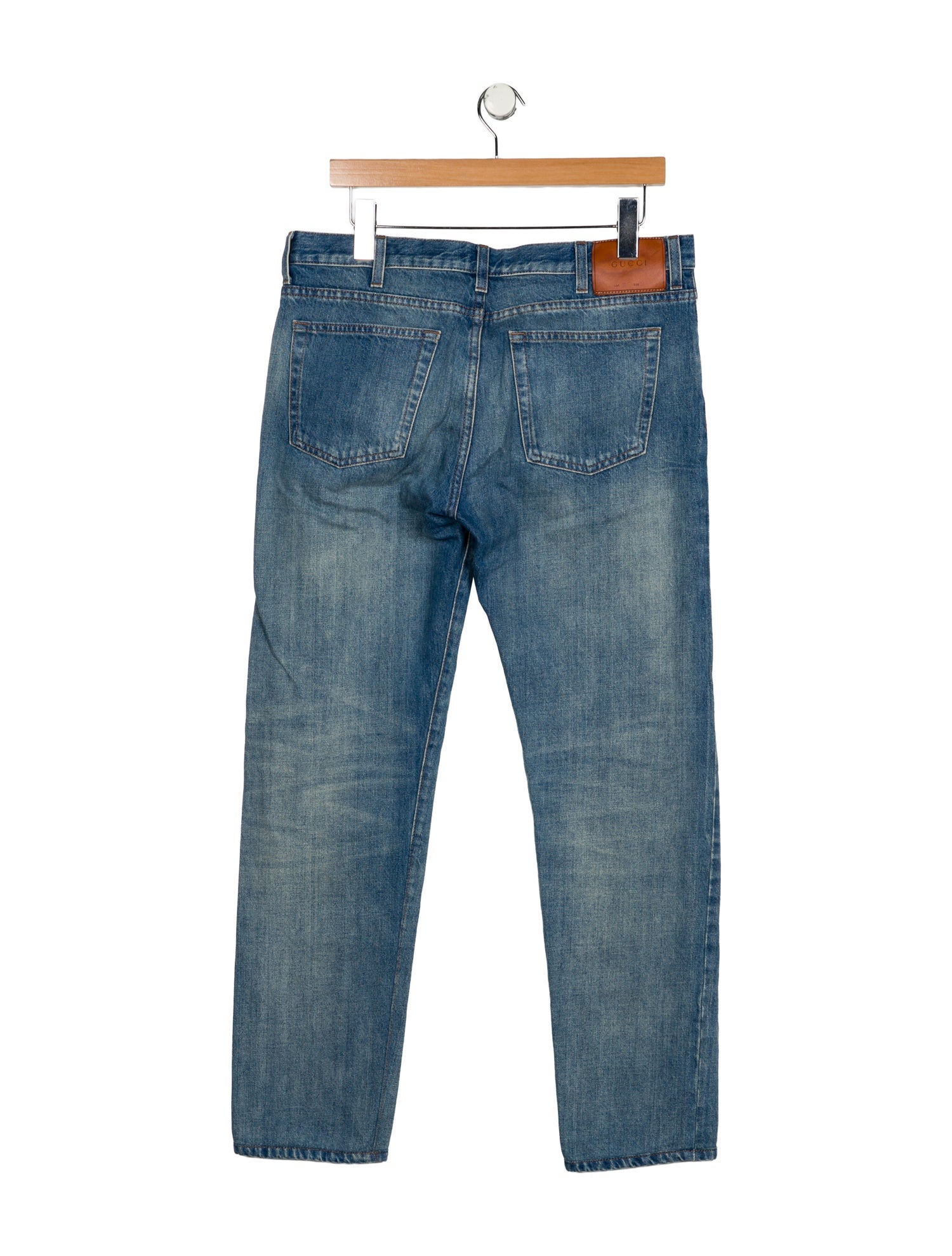 Gucci Web Accent Skinny Jeans