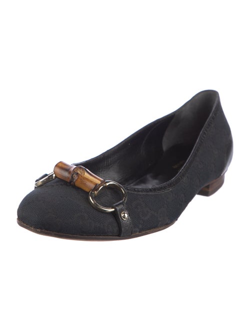Gucci GG Canvas Canvas Ballet Flats