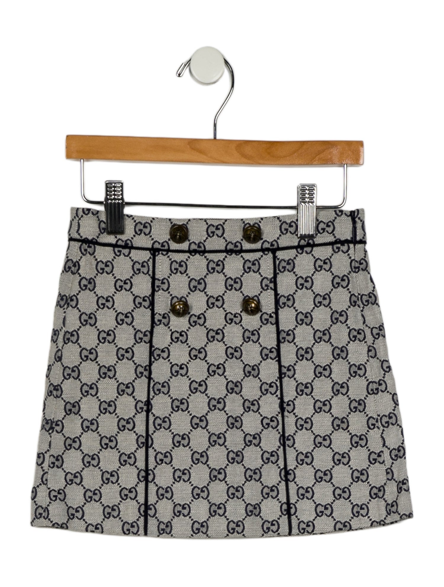 Gucci Girls GG Pleated Skirt