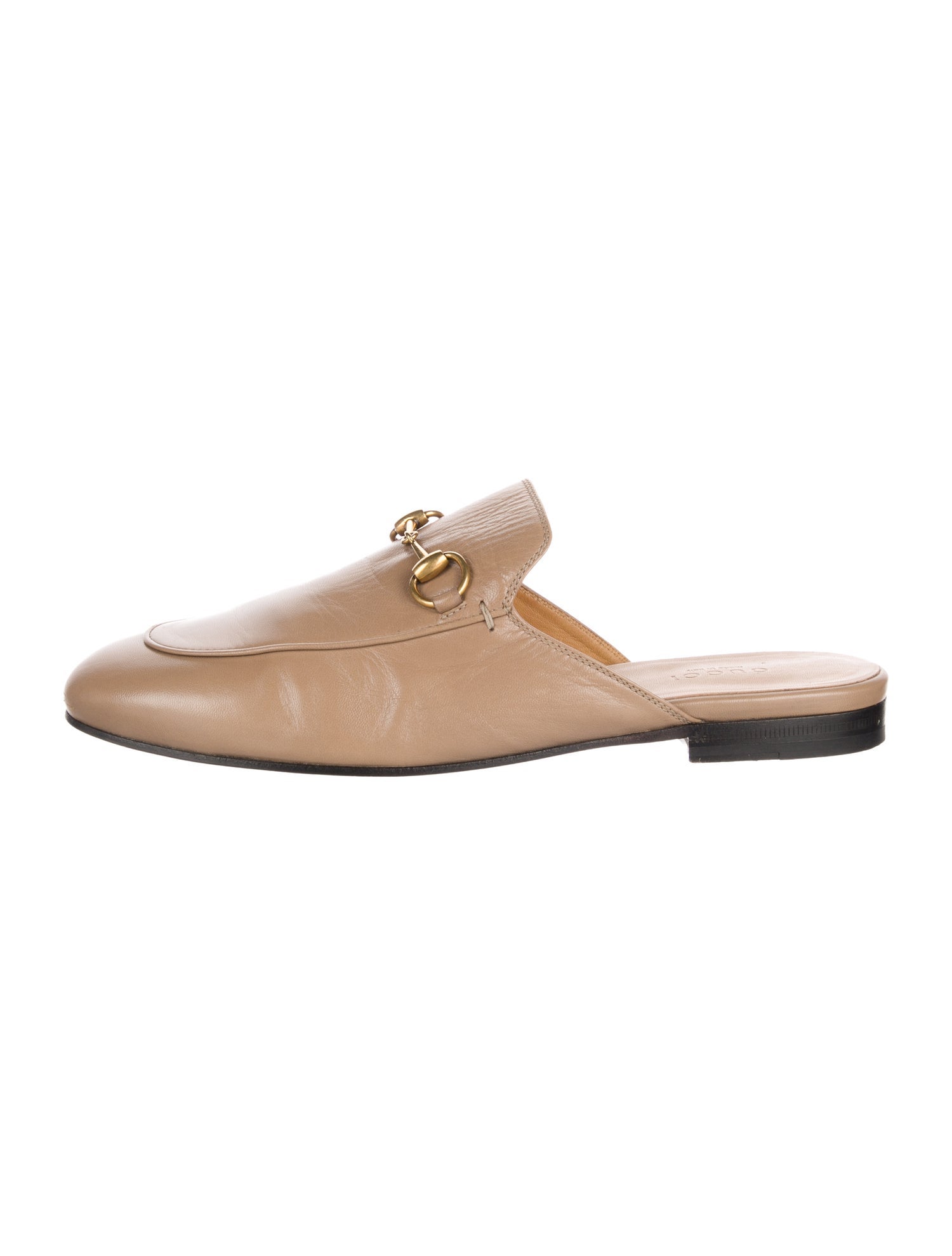 Gucci Horsebit Accent Leather Mules