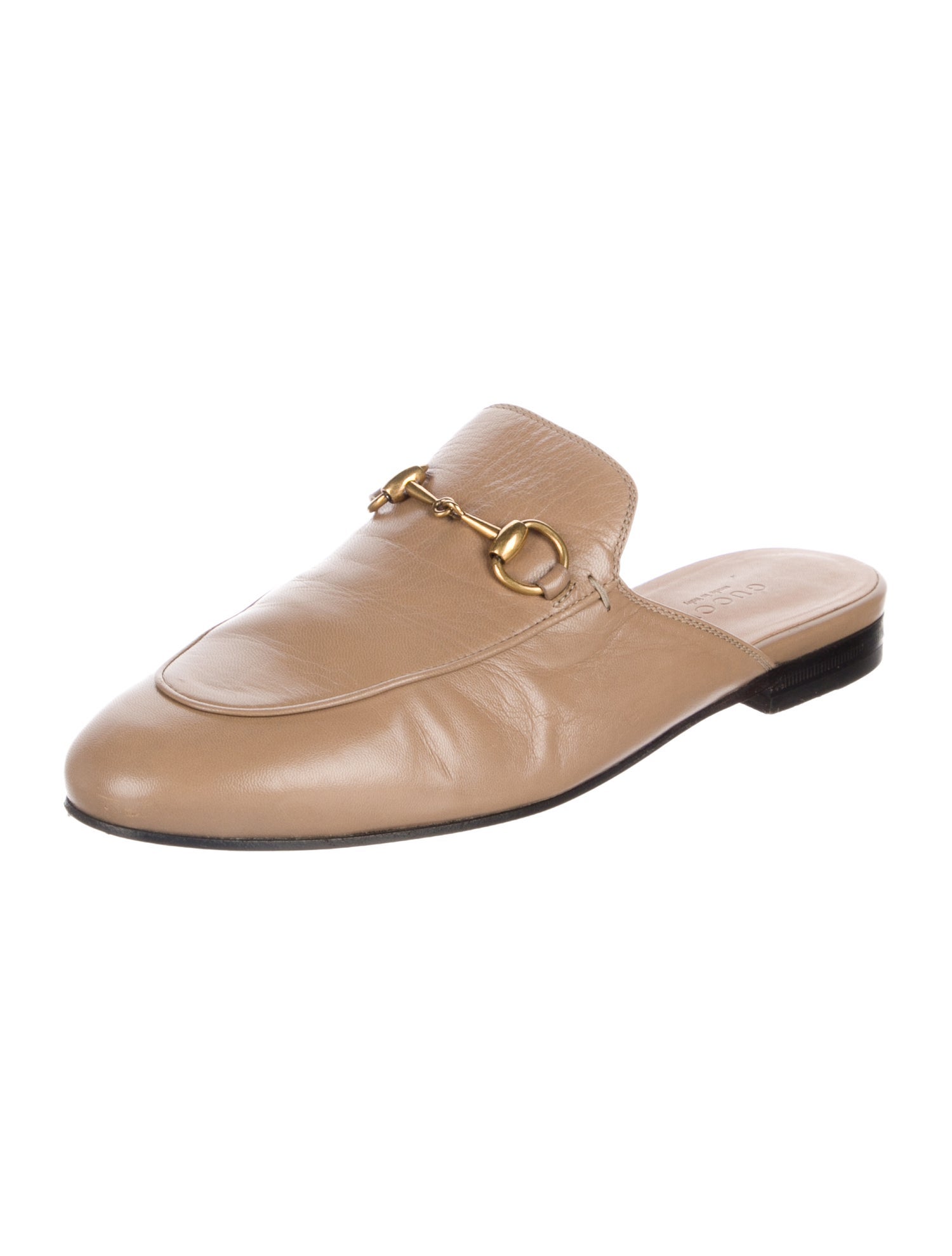 Gucci Horsebit Accent Leather Mules