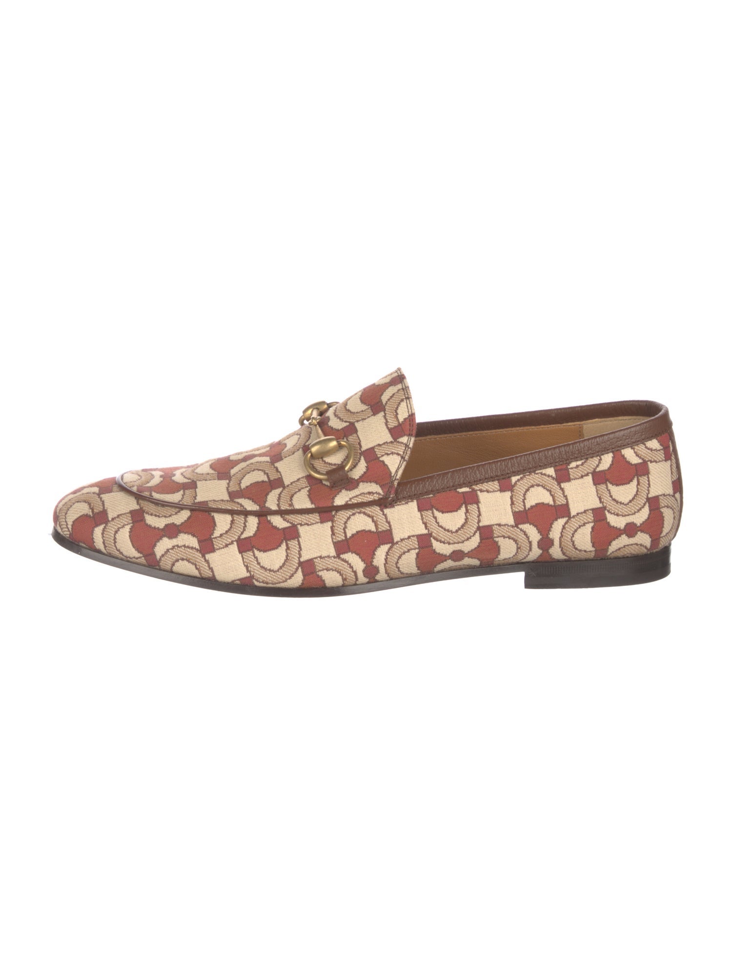 Gucci Jordaan Horsebit Accent Loafers