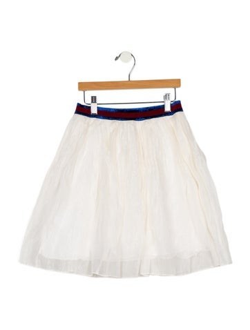 Gucci Sizes 7-16 Kids Girls' Pleated Metallic Skirt 10