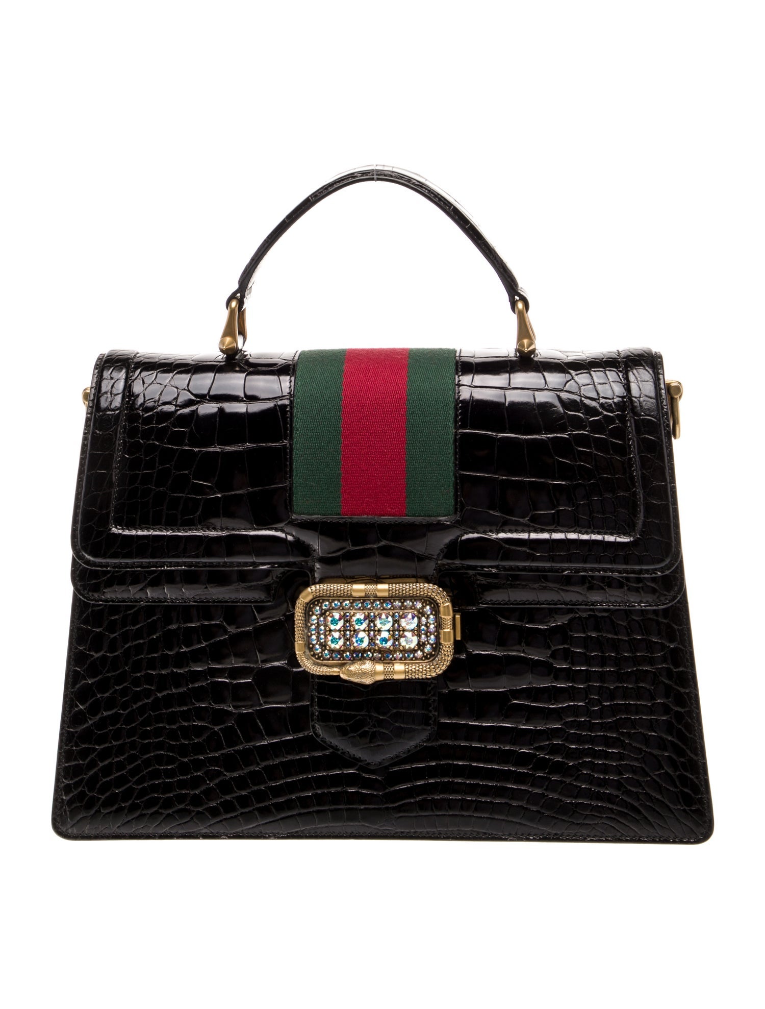 Gucci Web Top Handle Bag Medium