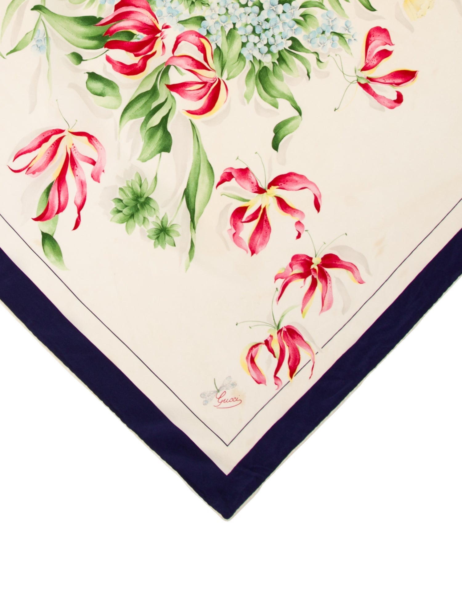 Gucci Silk Vintage Scarf