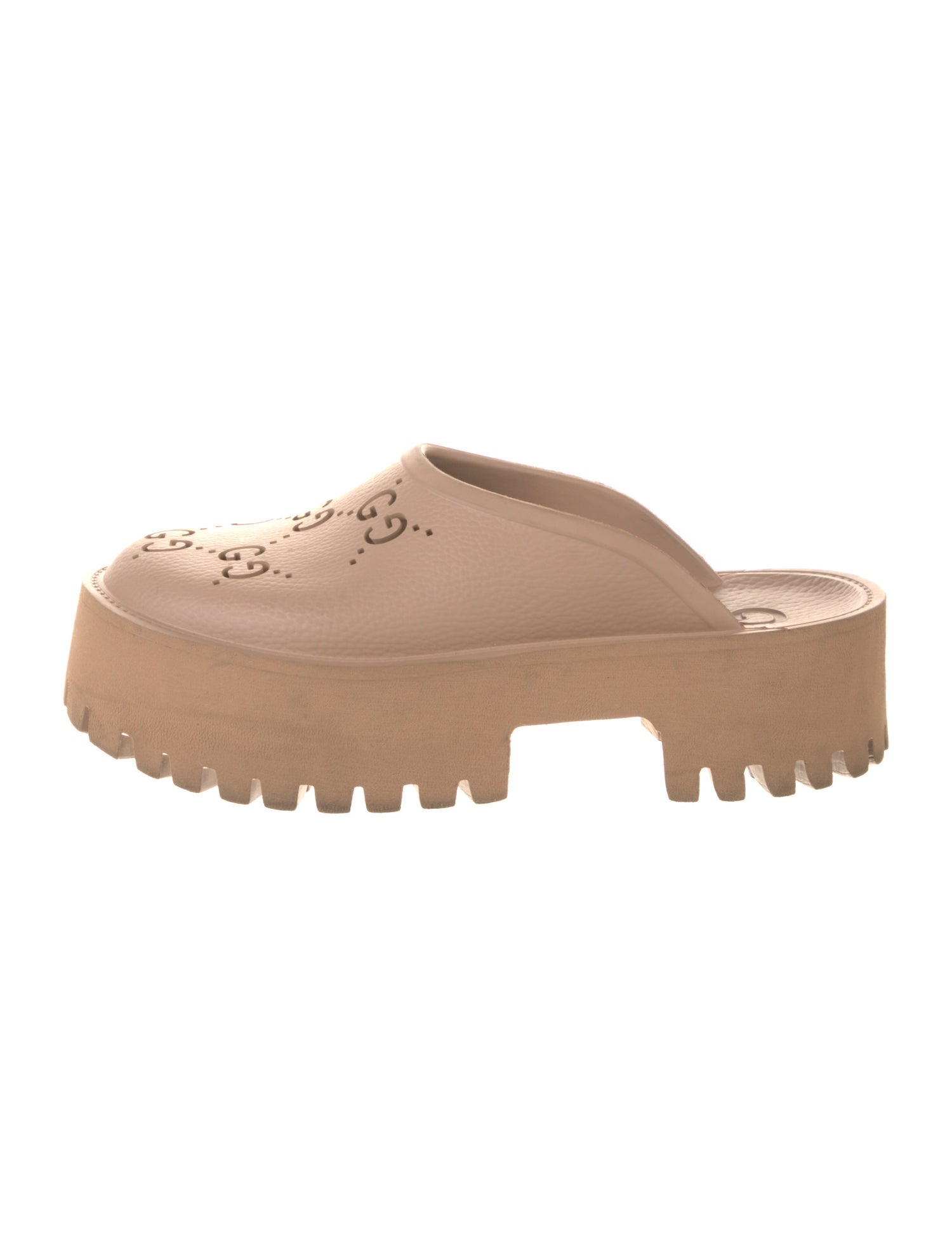 Gucci GG Supreme Rubber Mules
