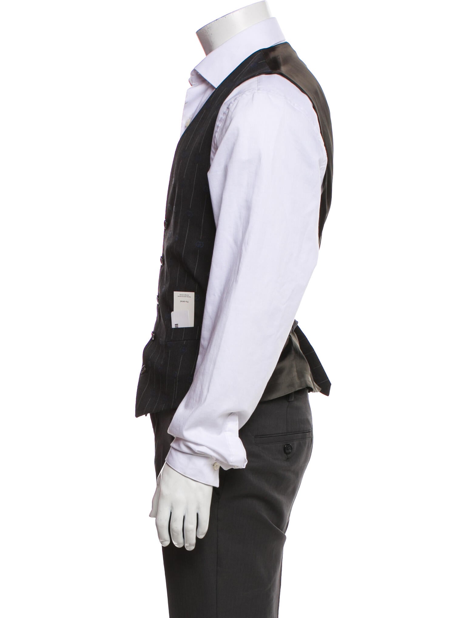 Gucci Interlocking G Logo Wool Suit Vest