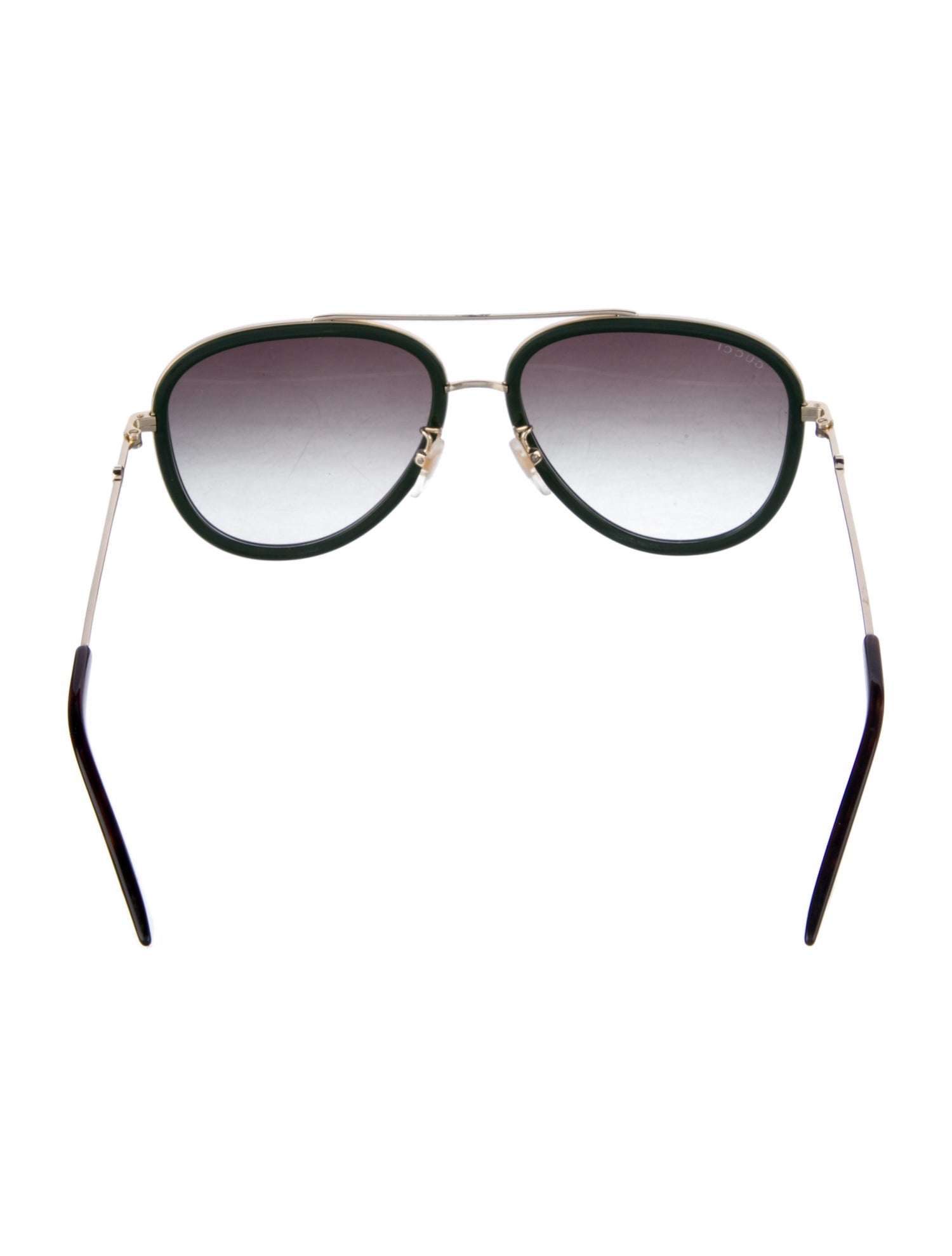 Gucci Web Accent Aviator Sunglasses