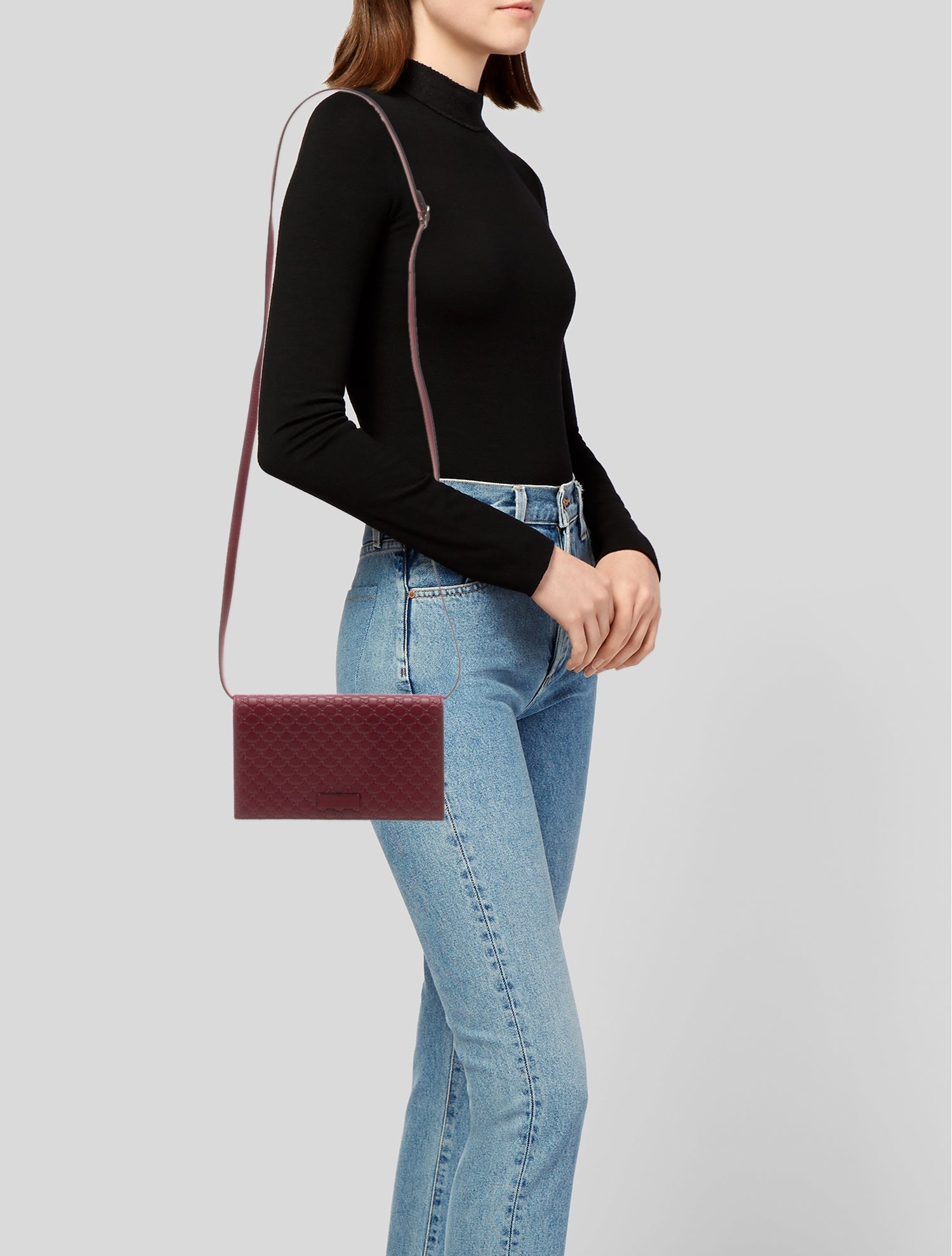 Gucci Microguccissima Wallet On Strap