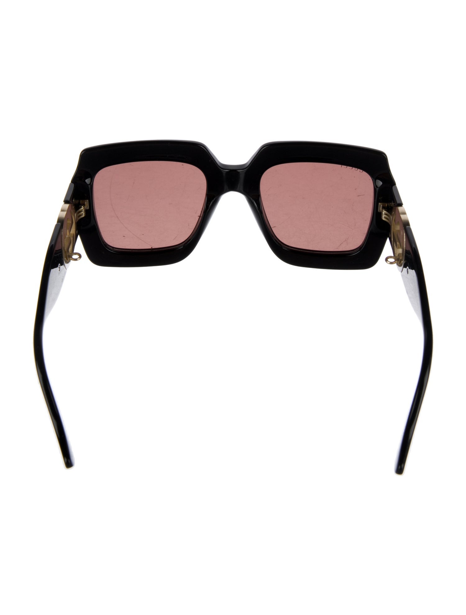 Gucci Interlocking G Logo Square Sunglasses