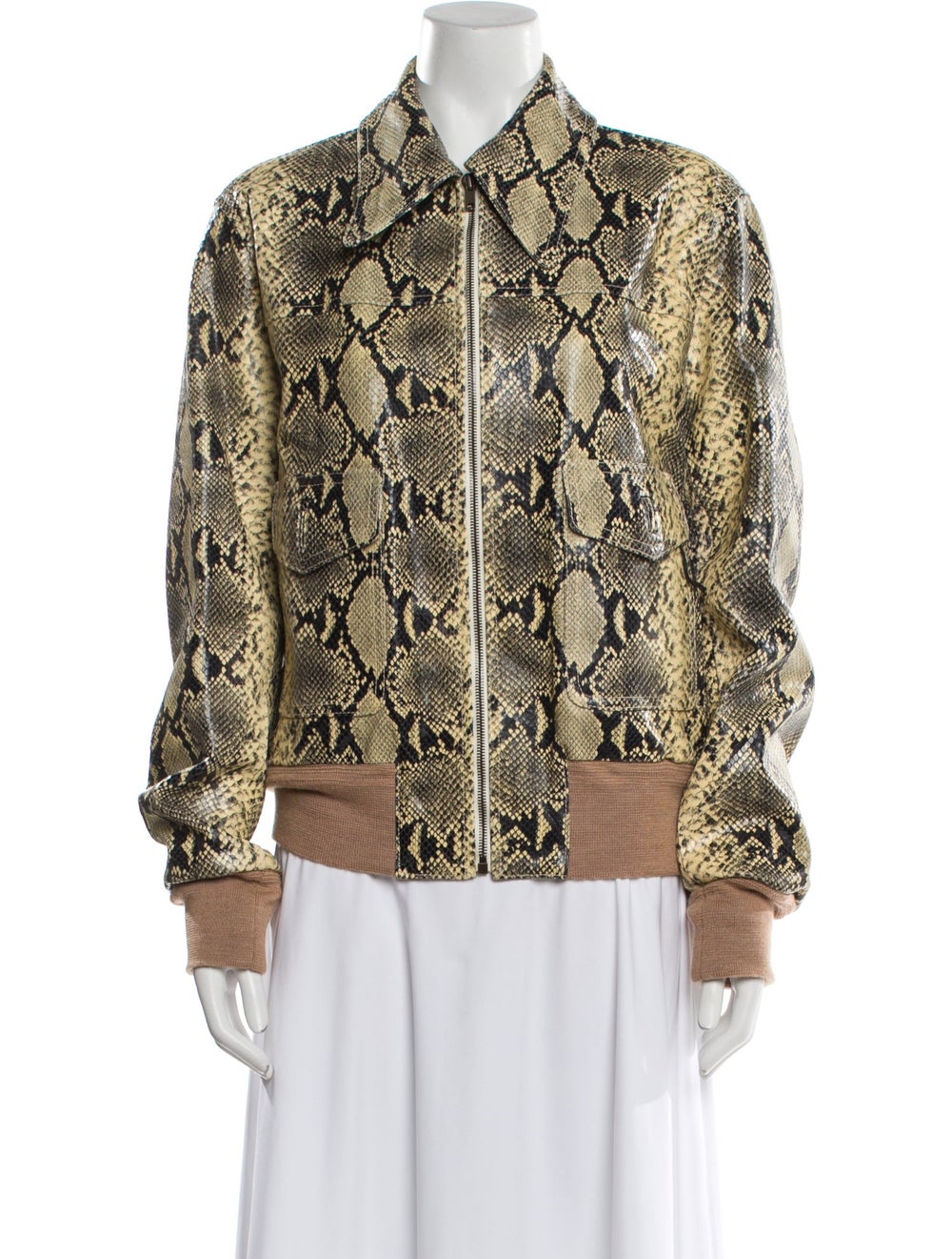 Gucci Python Bomber Jacket By Alessandro Michele … - image 1