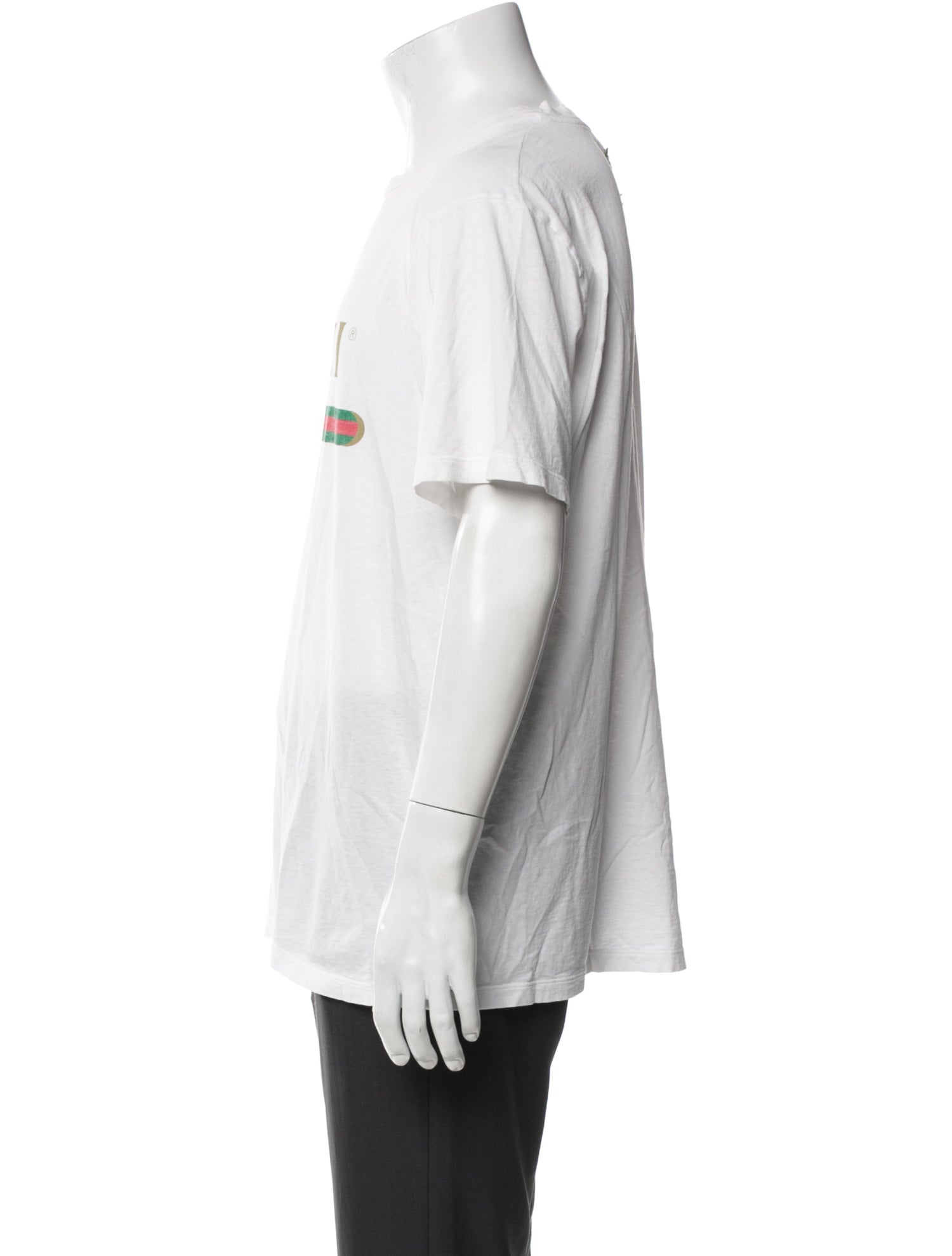 Gucci Graphic Print Crew Neck T-Shirt