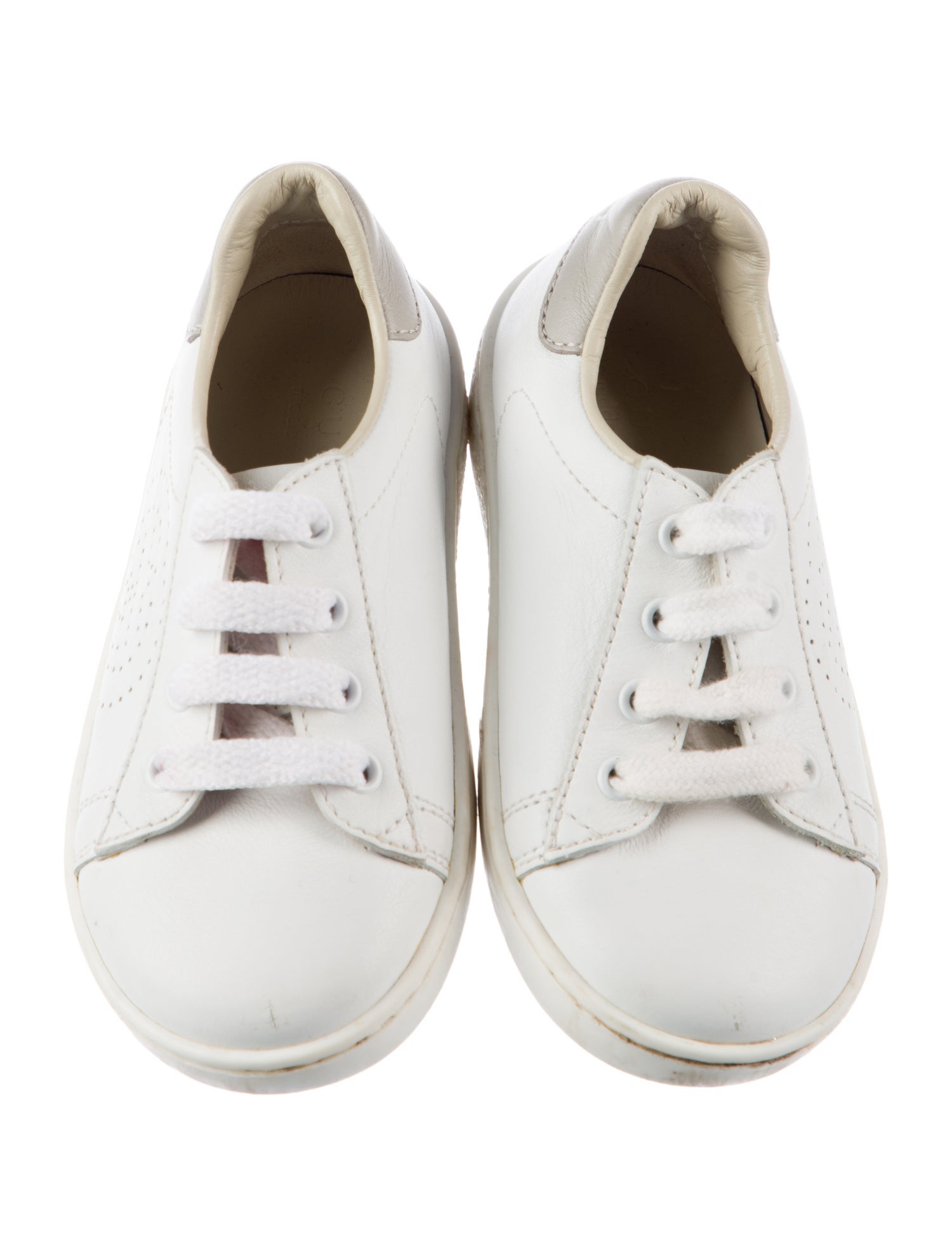 Gucci White and Neutral low-top sneakers