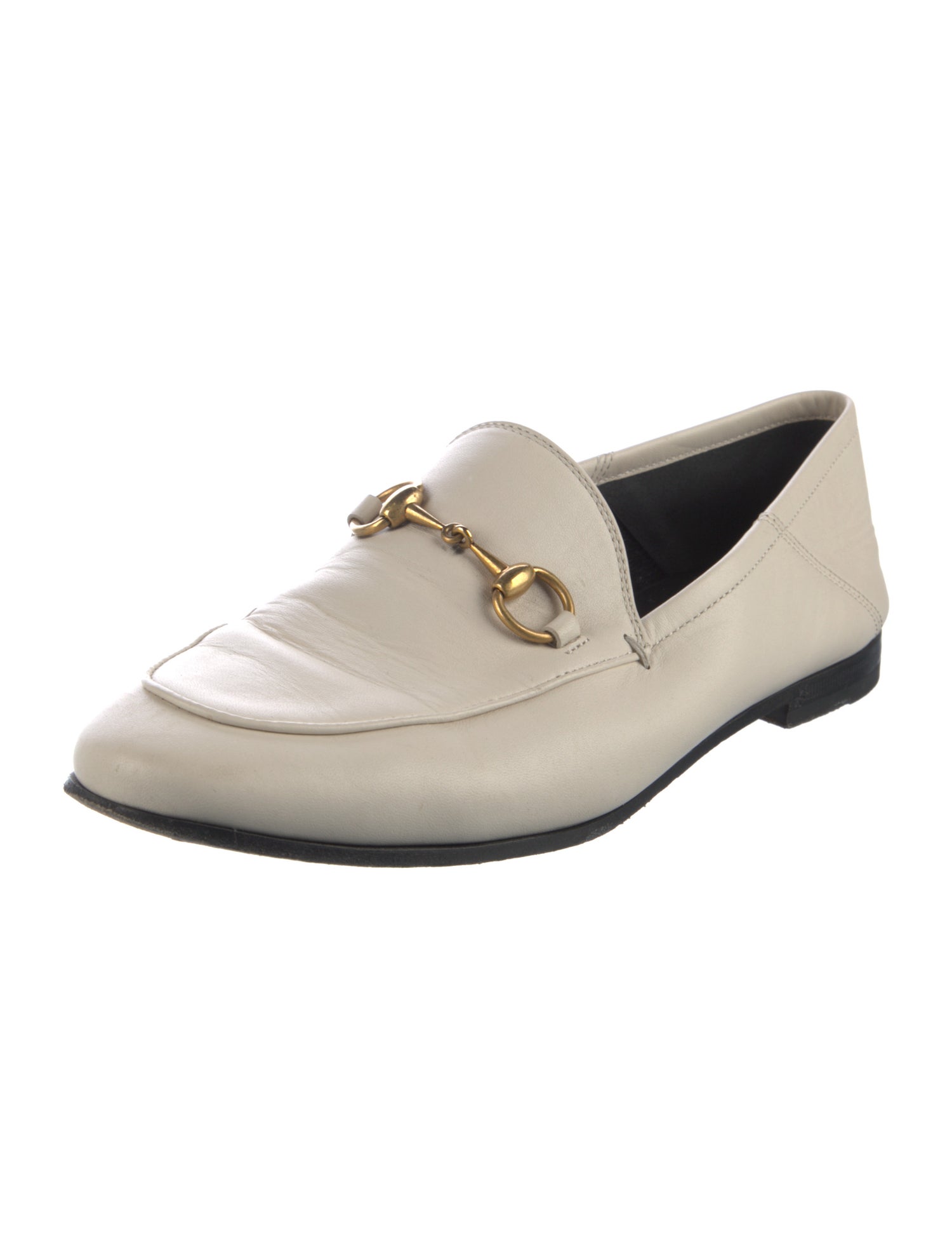 Gucci Horsebit Accent Leather Loafers