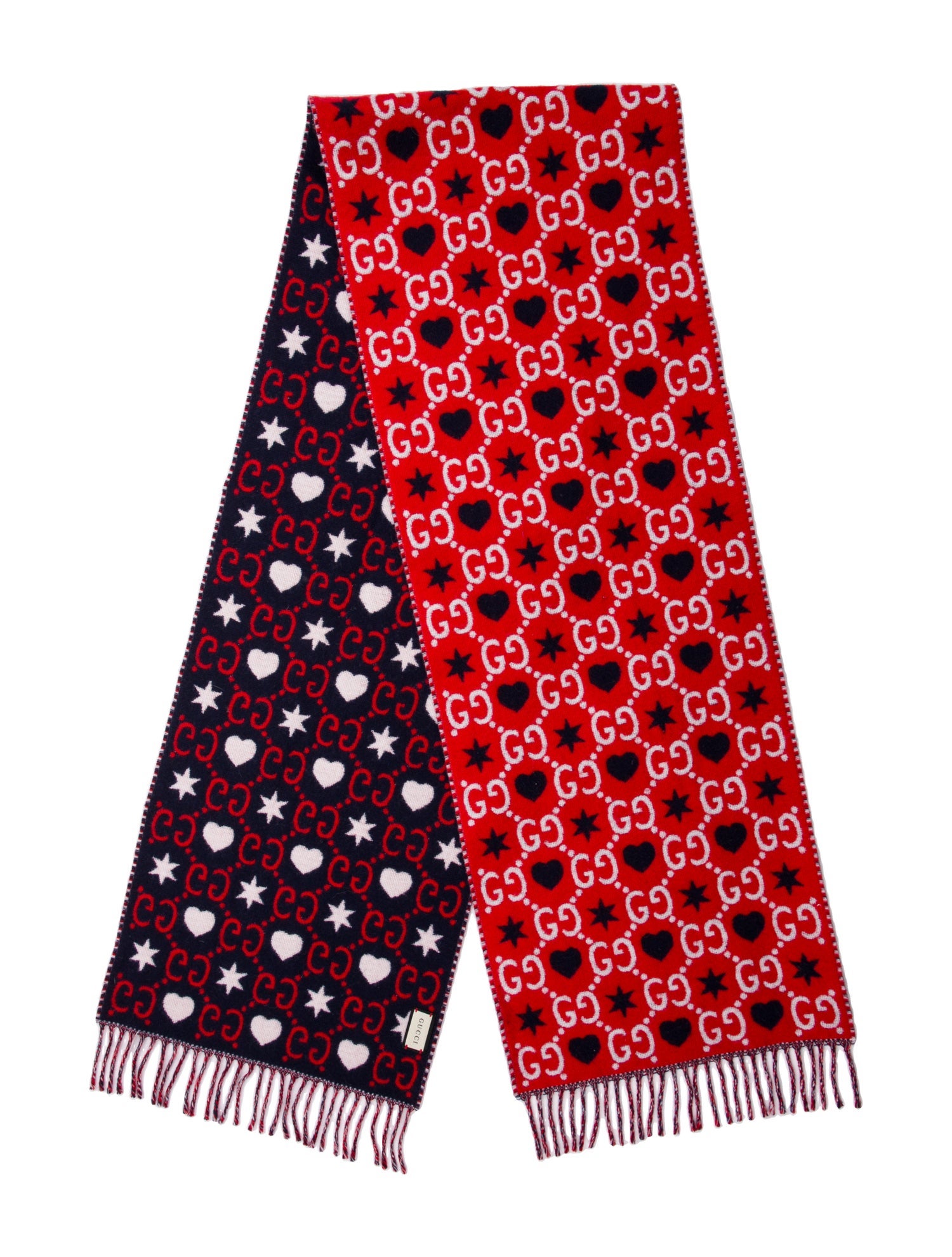 Gucci Wool GG Logo Scarf