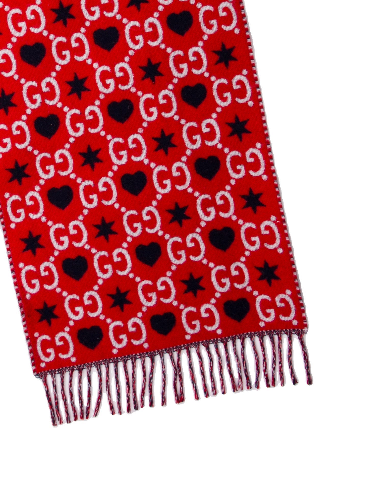 Gucci Wool GG Logo Scarf
