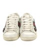 Gucci Web Accent Leather Sneakers